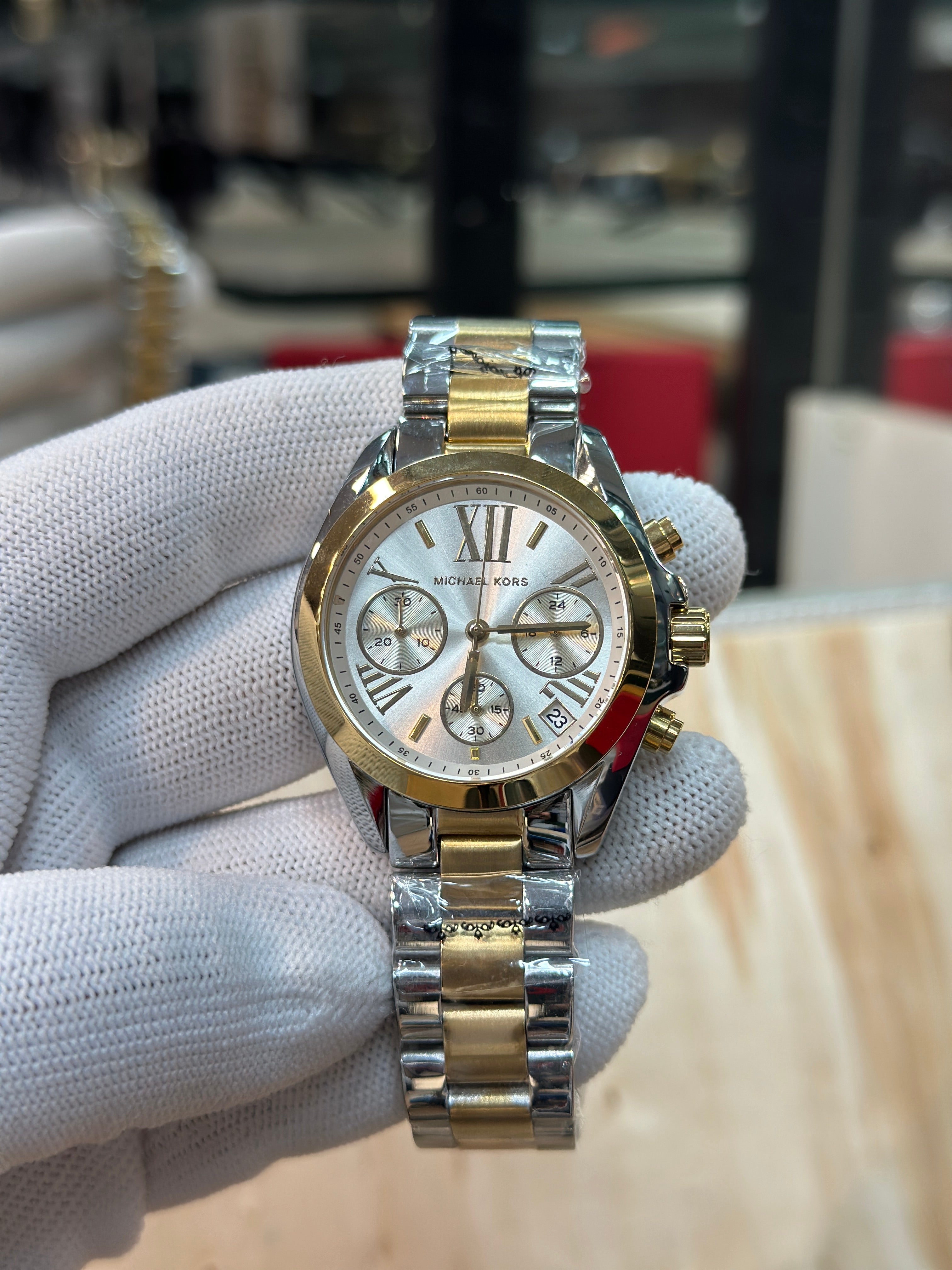 MK ladies crono Metal￼