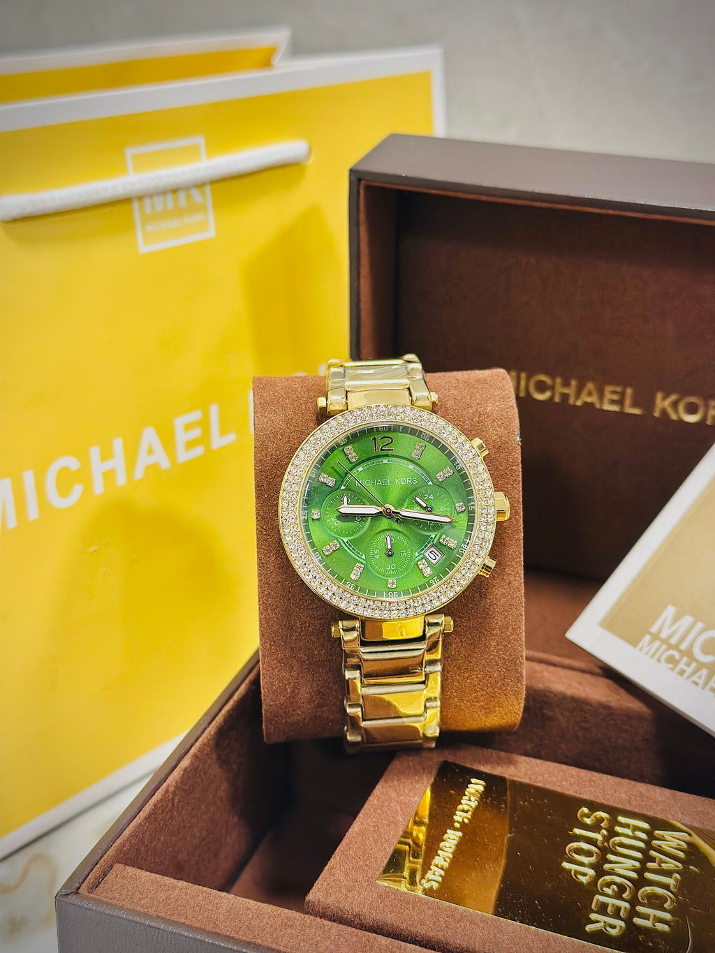 MK Ladies crono diamond Metal