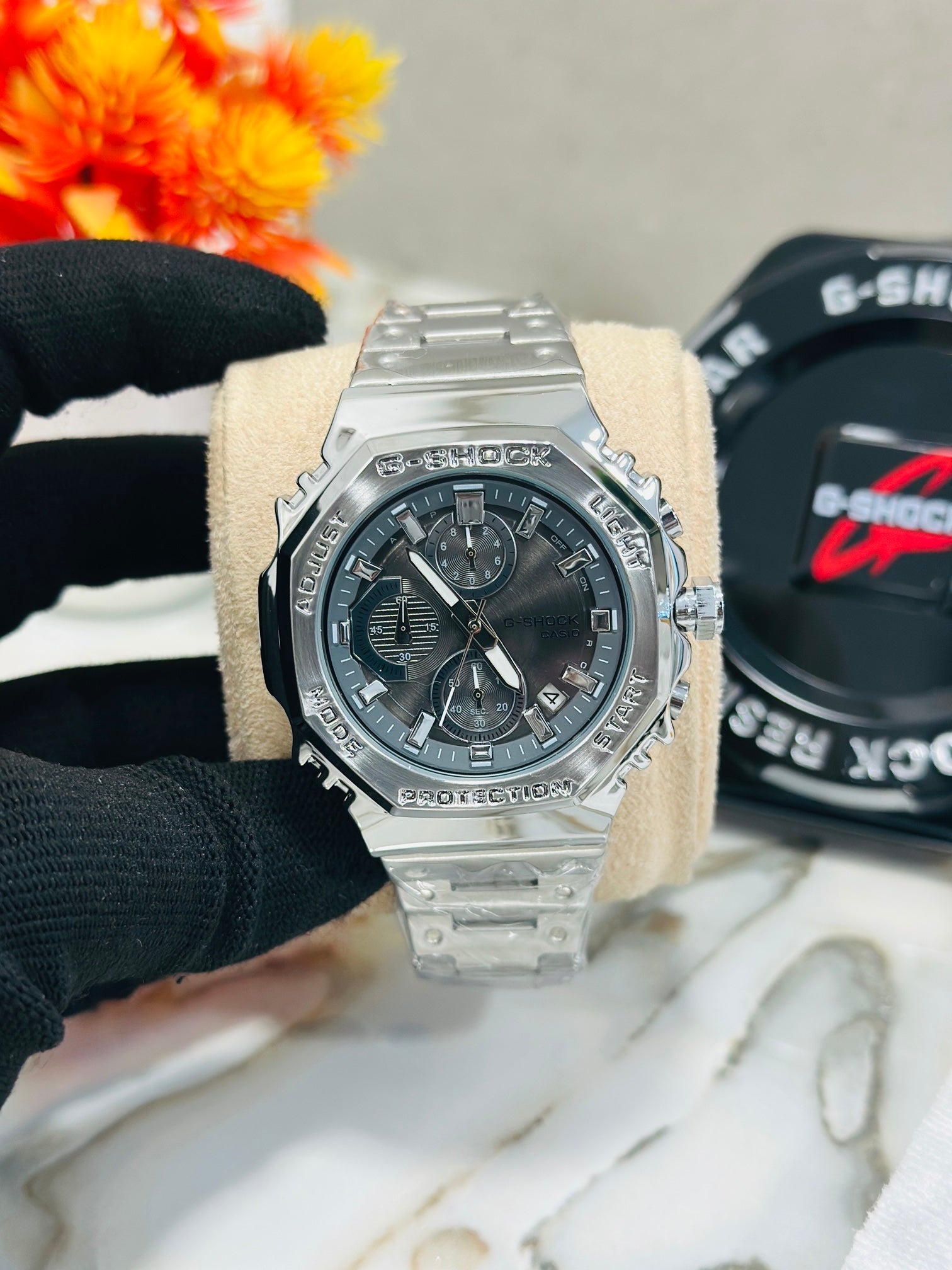 G-Shock Metal Chronograph Mens Watch