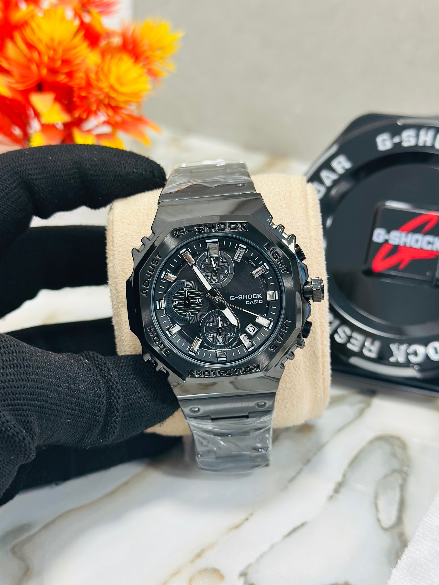 G-Shock Metal Chronograph Mens Watch