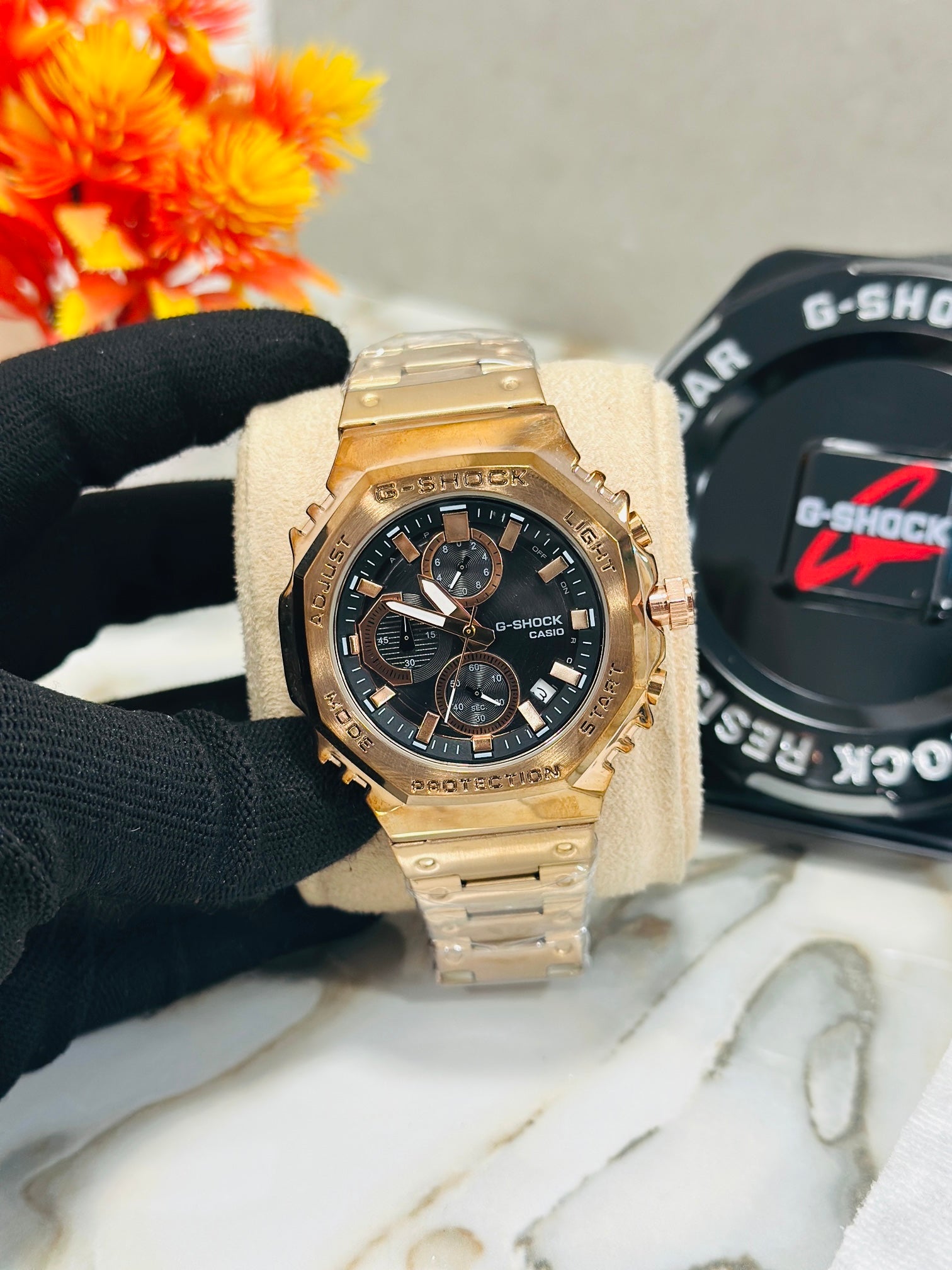 G-Shock Metal Chronograph Mens Watch