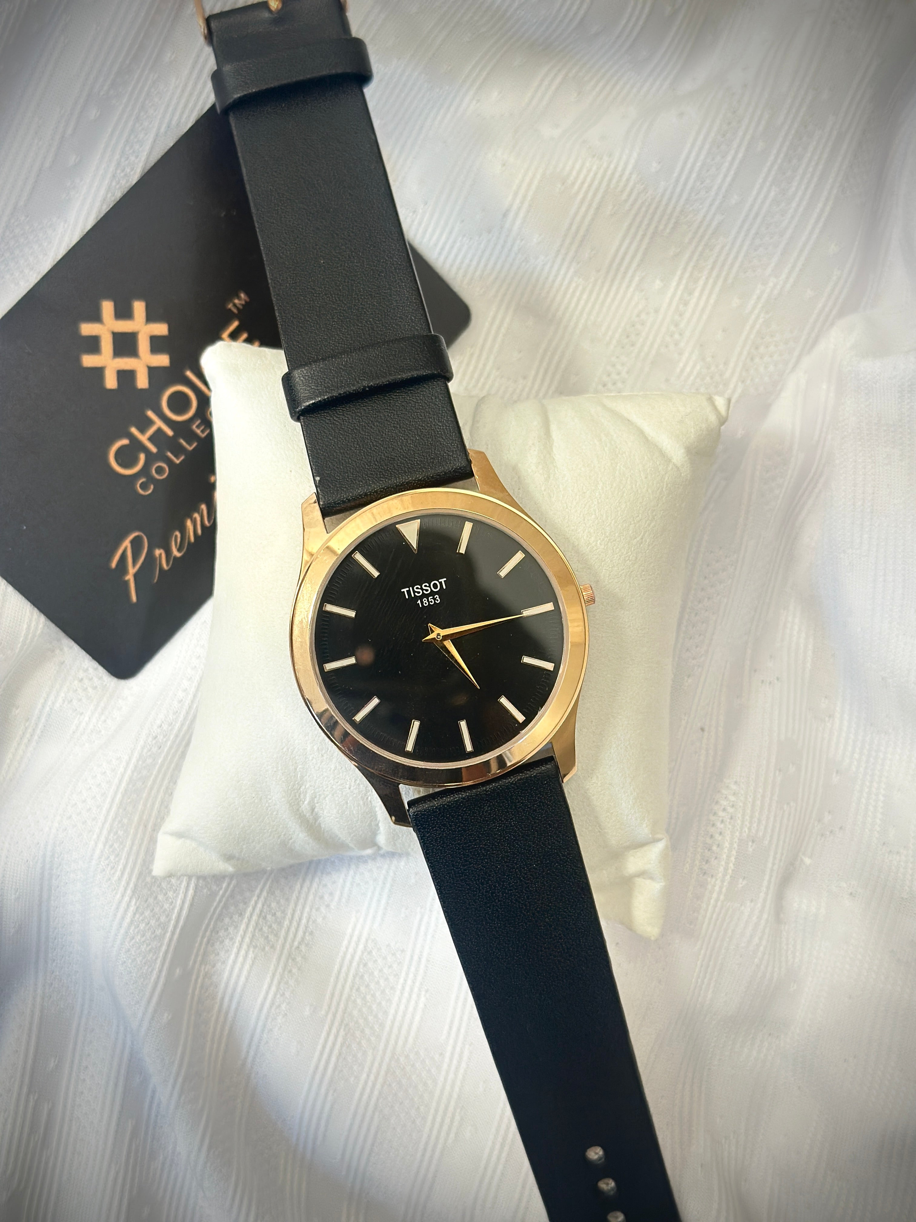 Slim watches leather