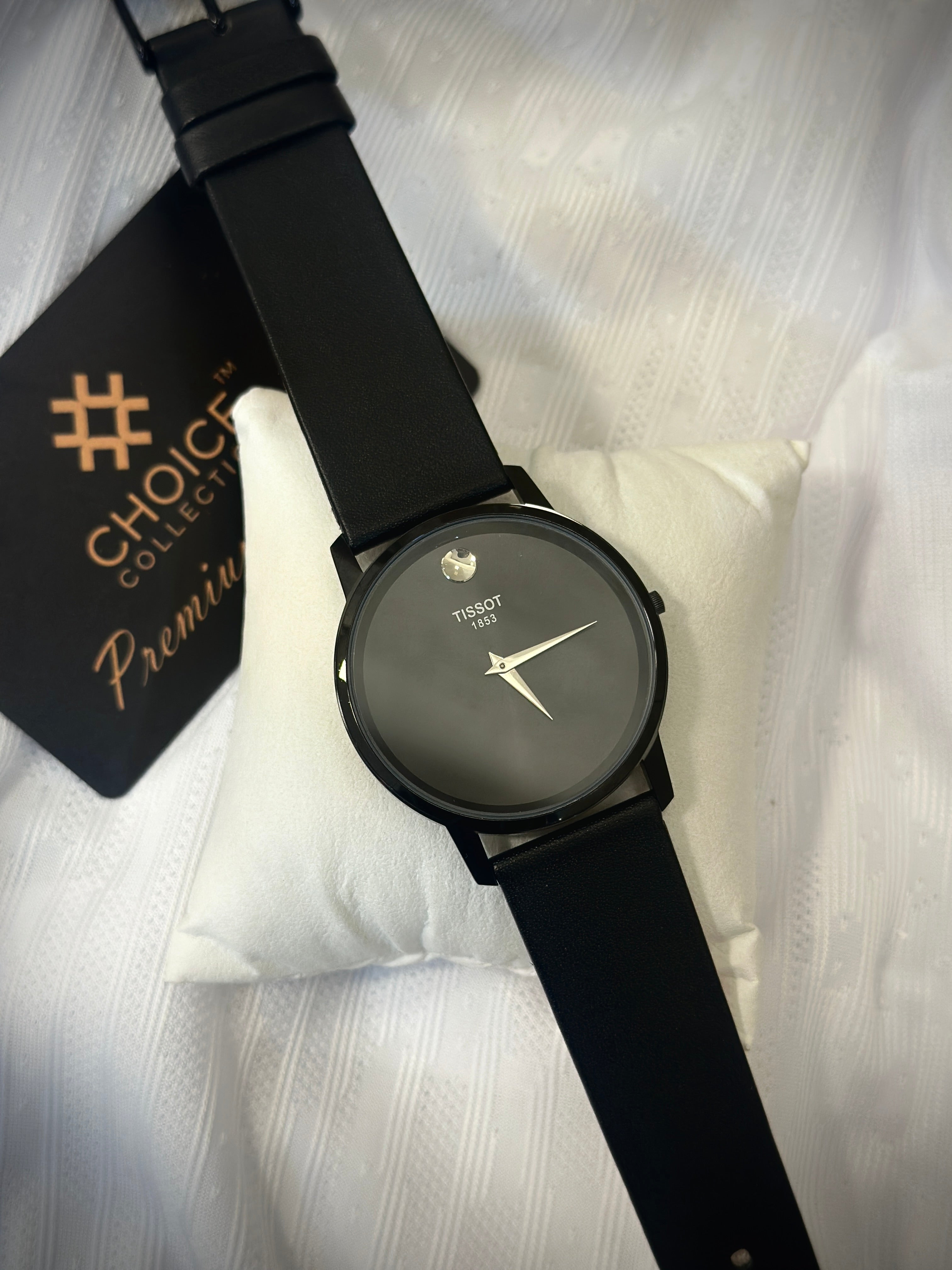 Slim watches leather