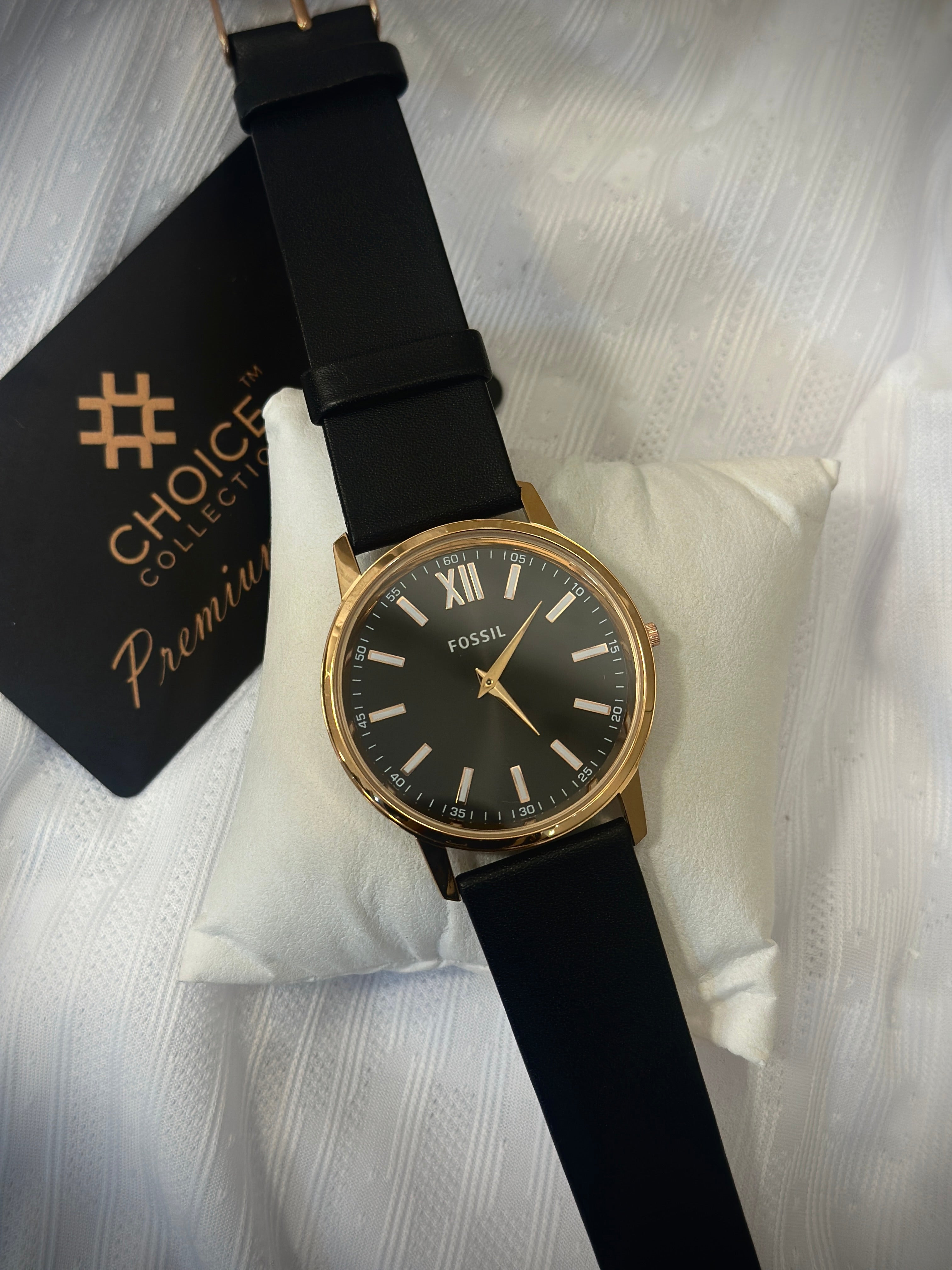 Slim watches leather