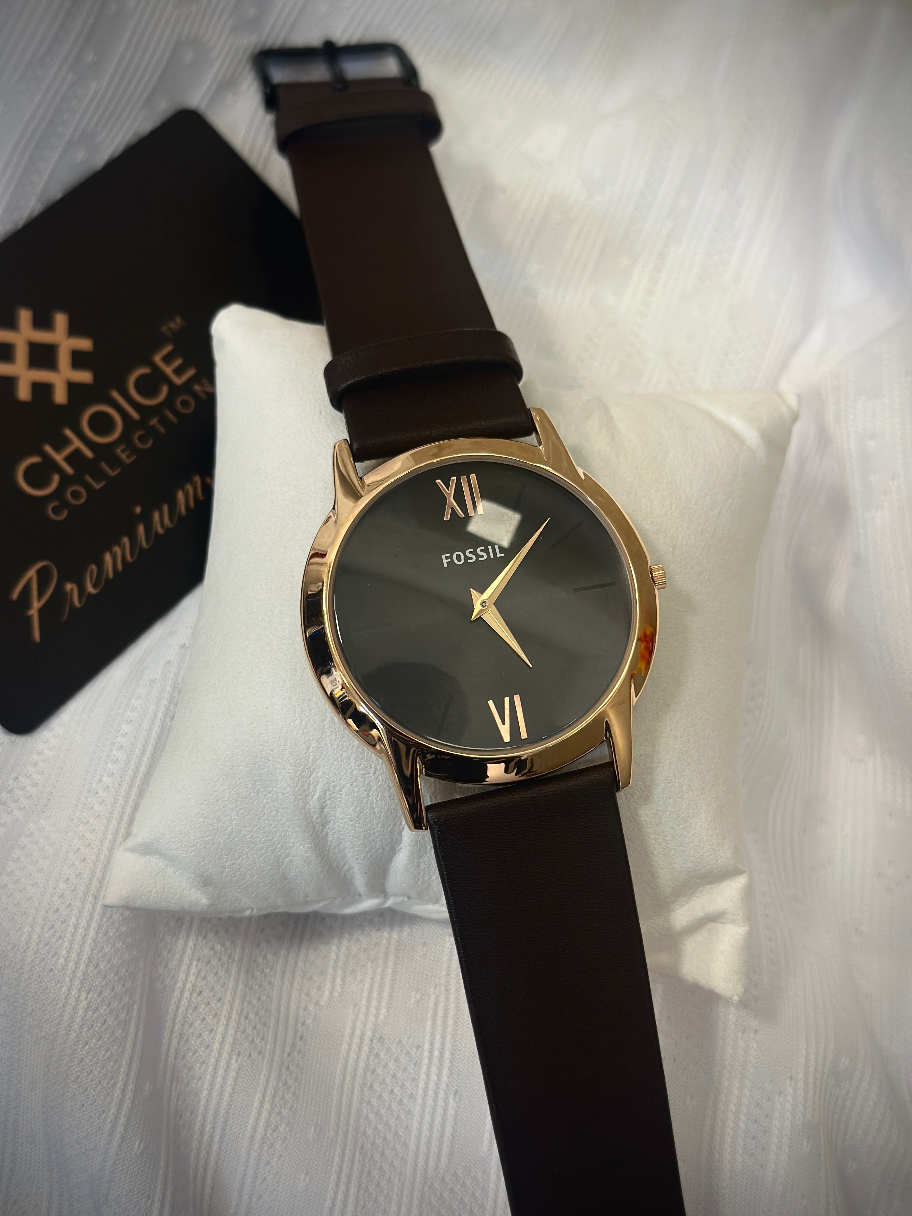 Slim watches leather