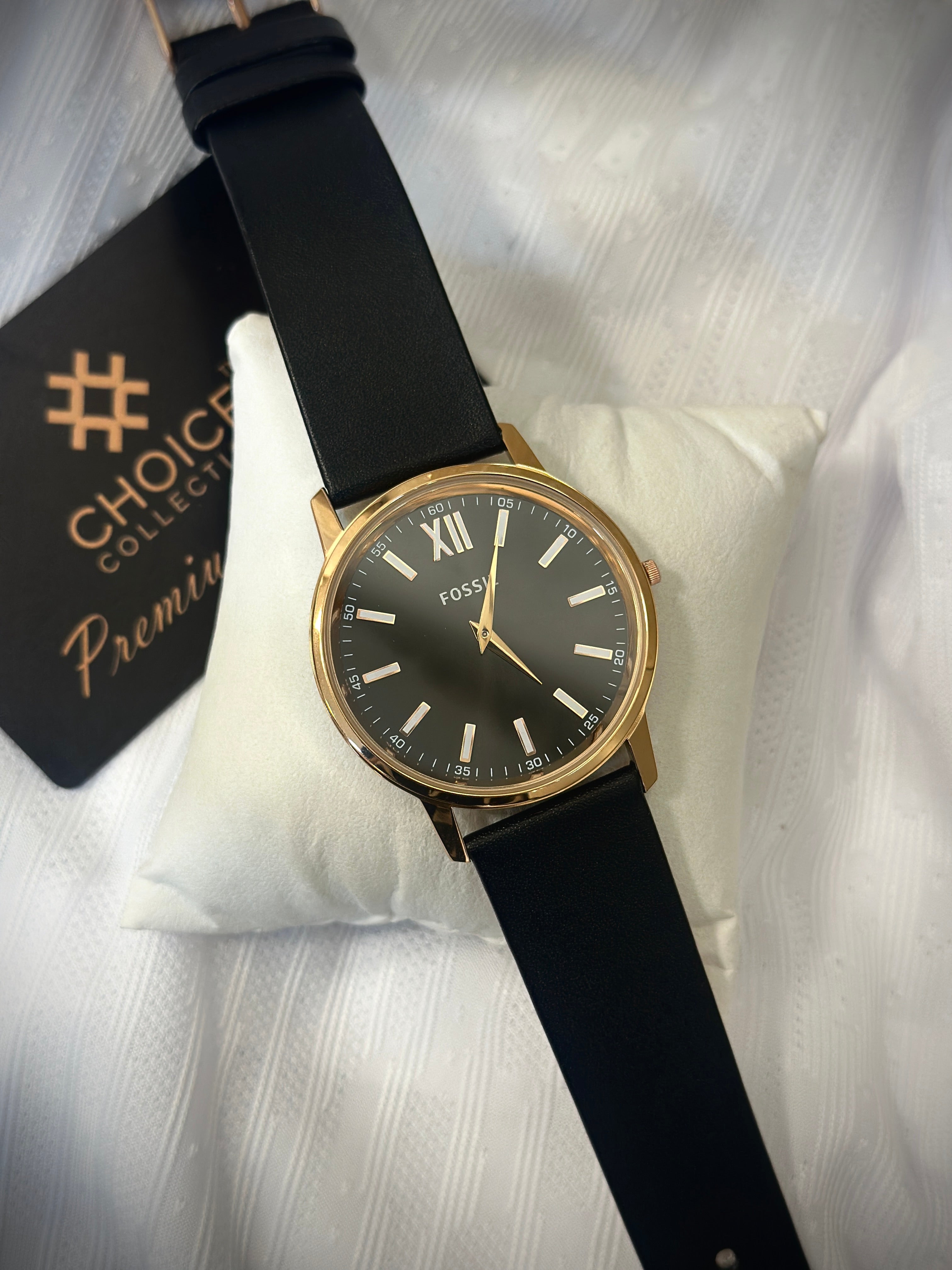 Slim watches leather