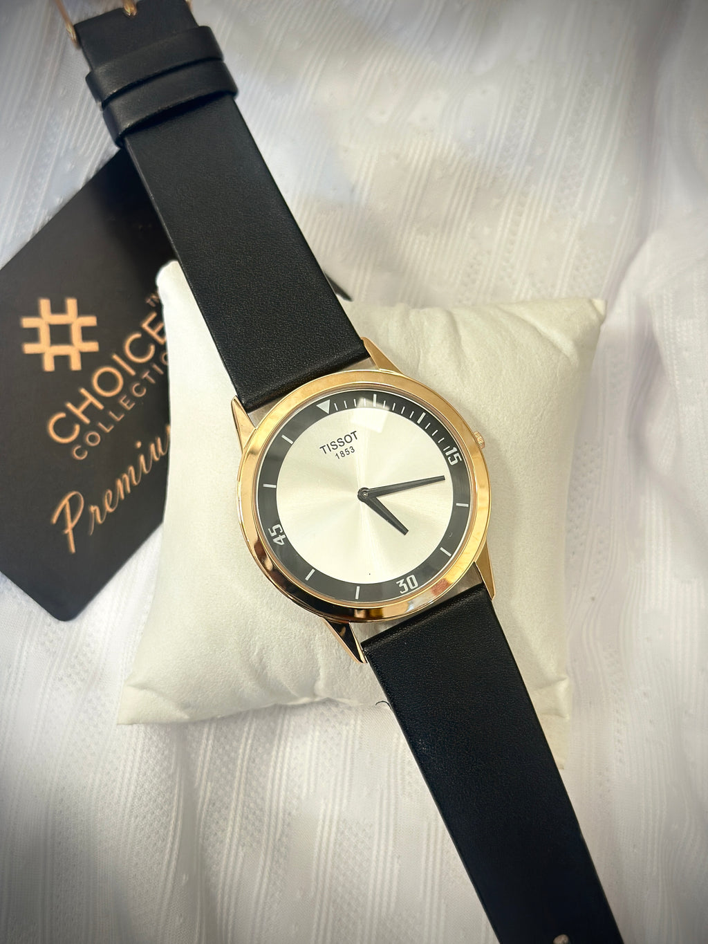 Slim watches leather