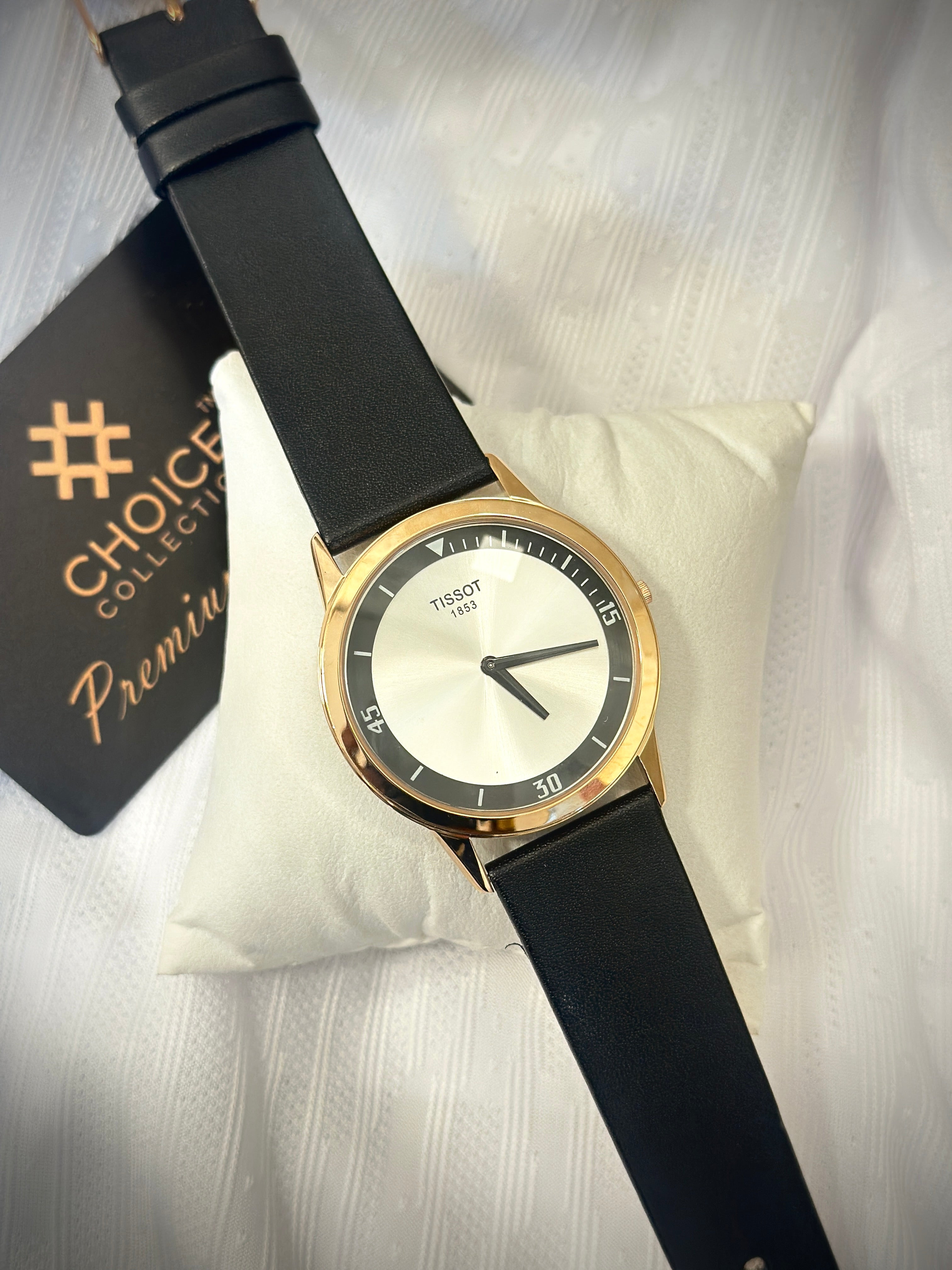 Slim watches leather