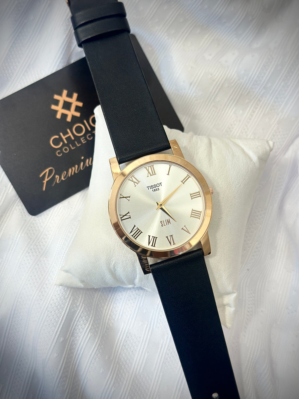 Slim watches leather