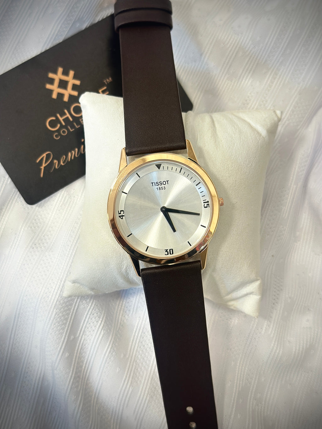 Slim watches leather