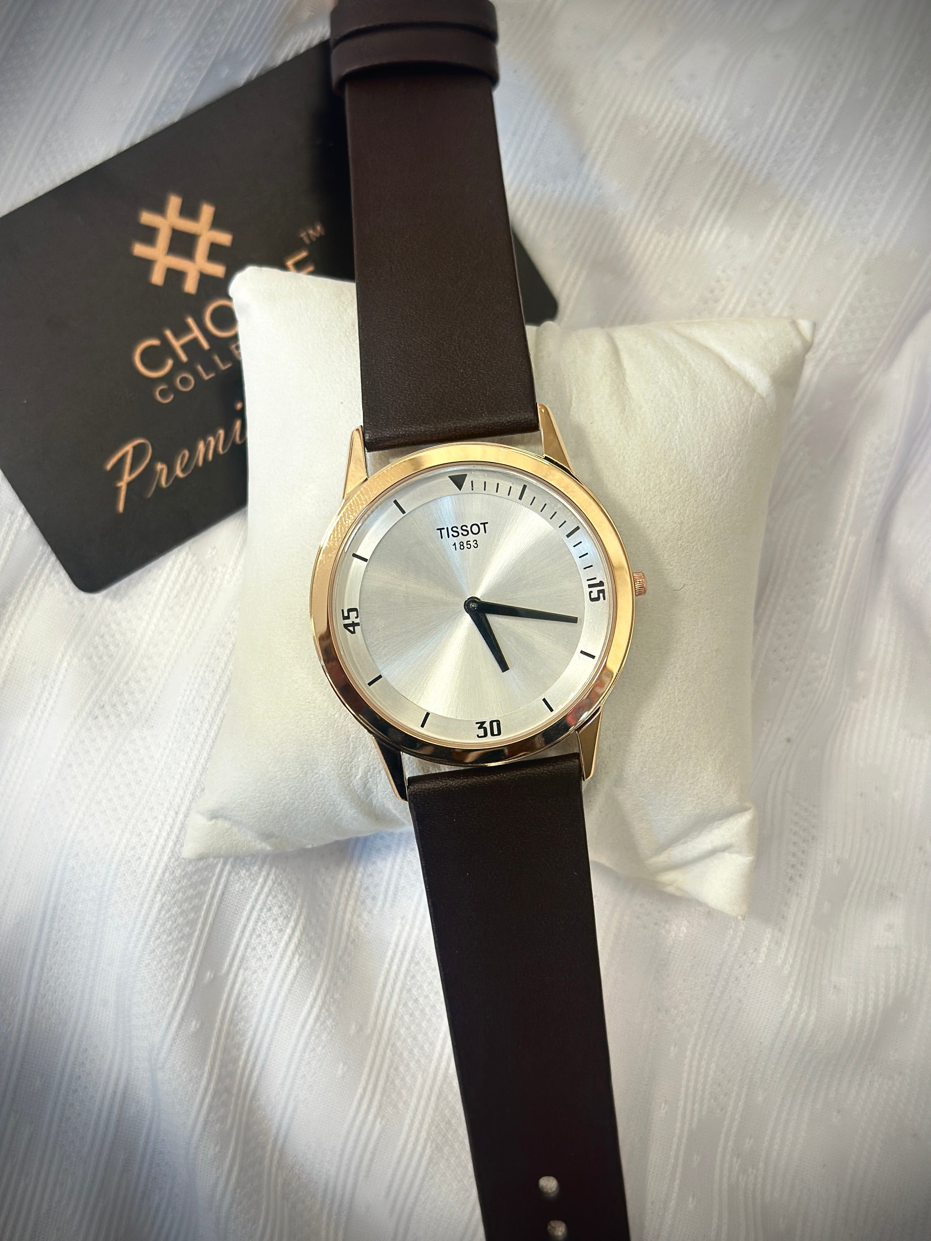 Slim watches leather