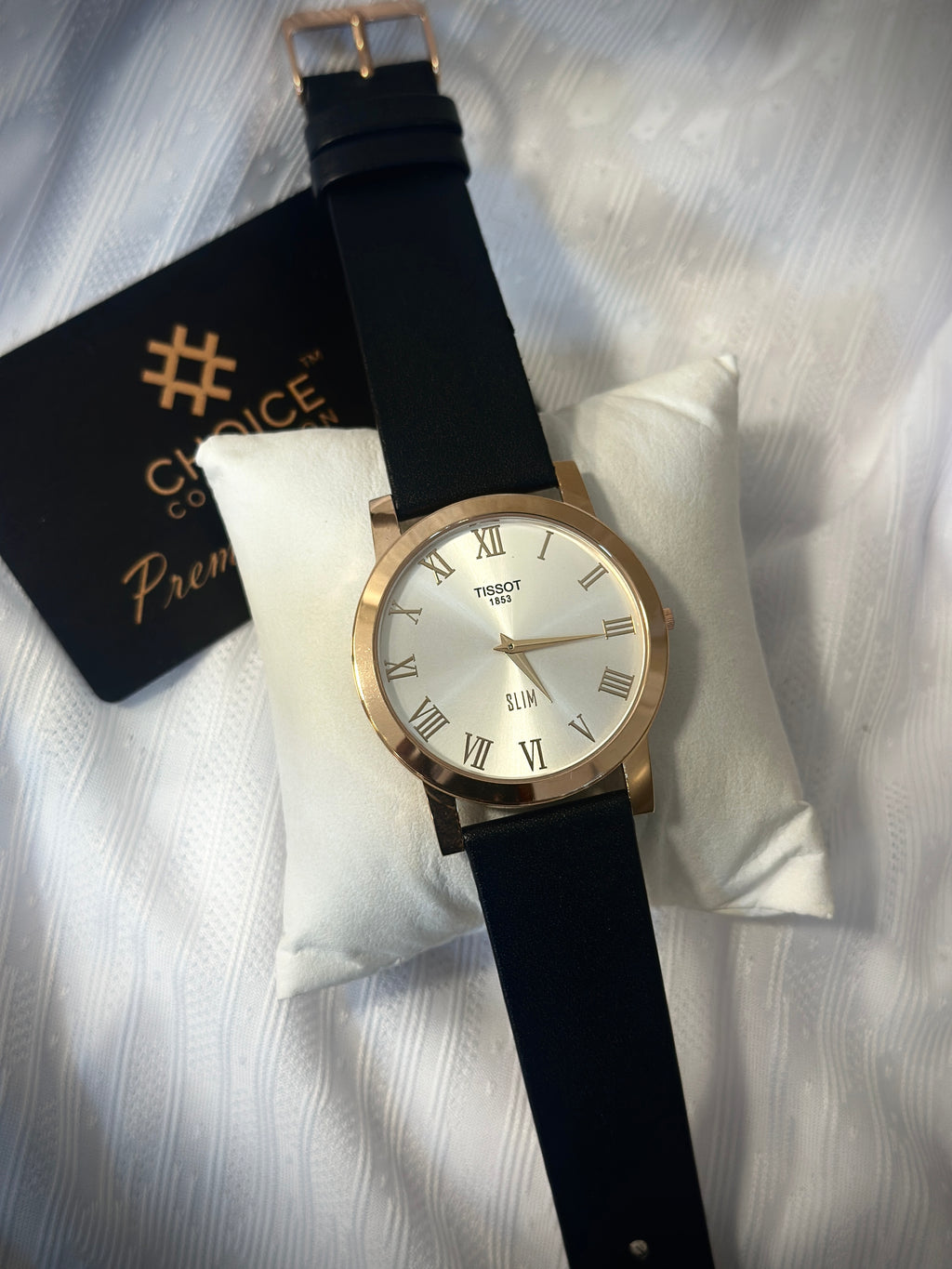 Slim watches leather