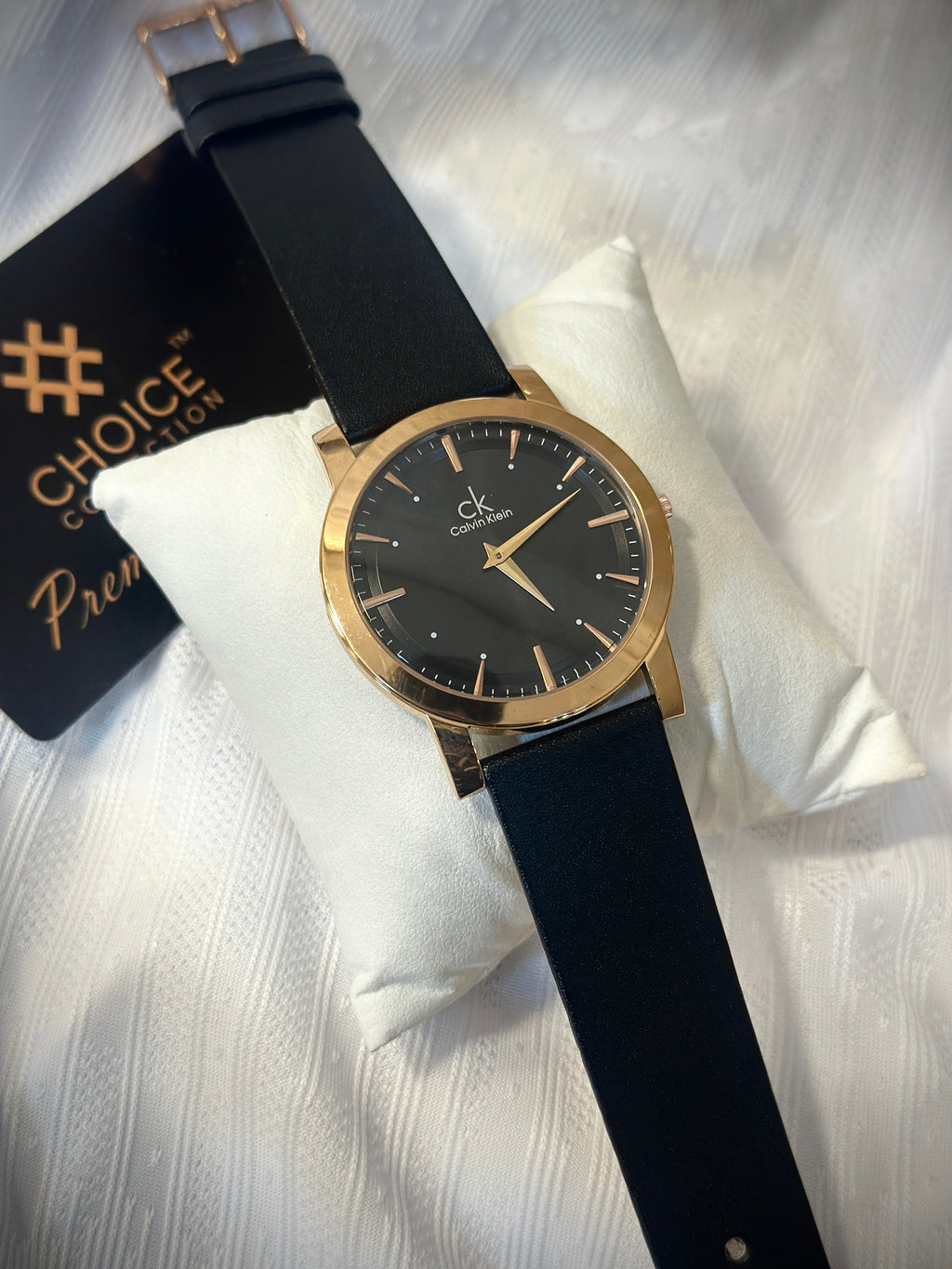 Slim watches leather