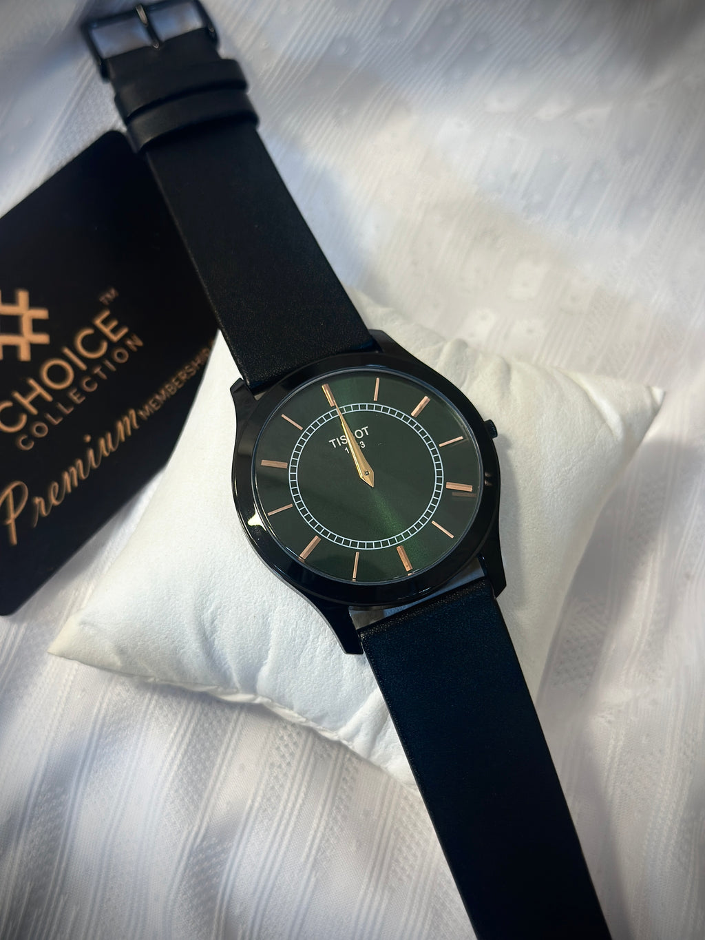 Slim watches leather