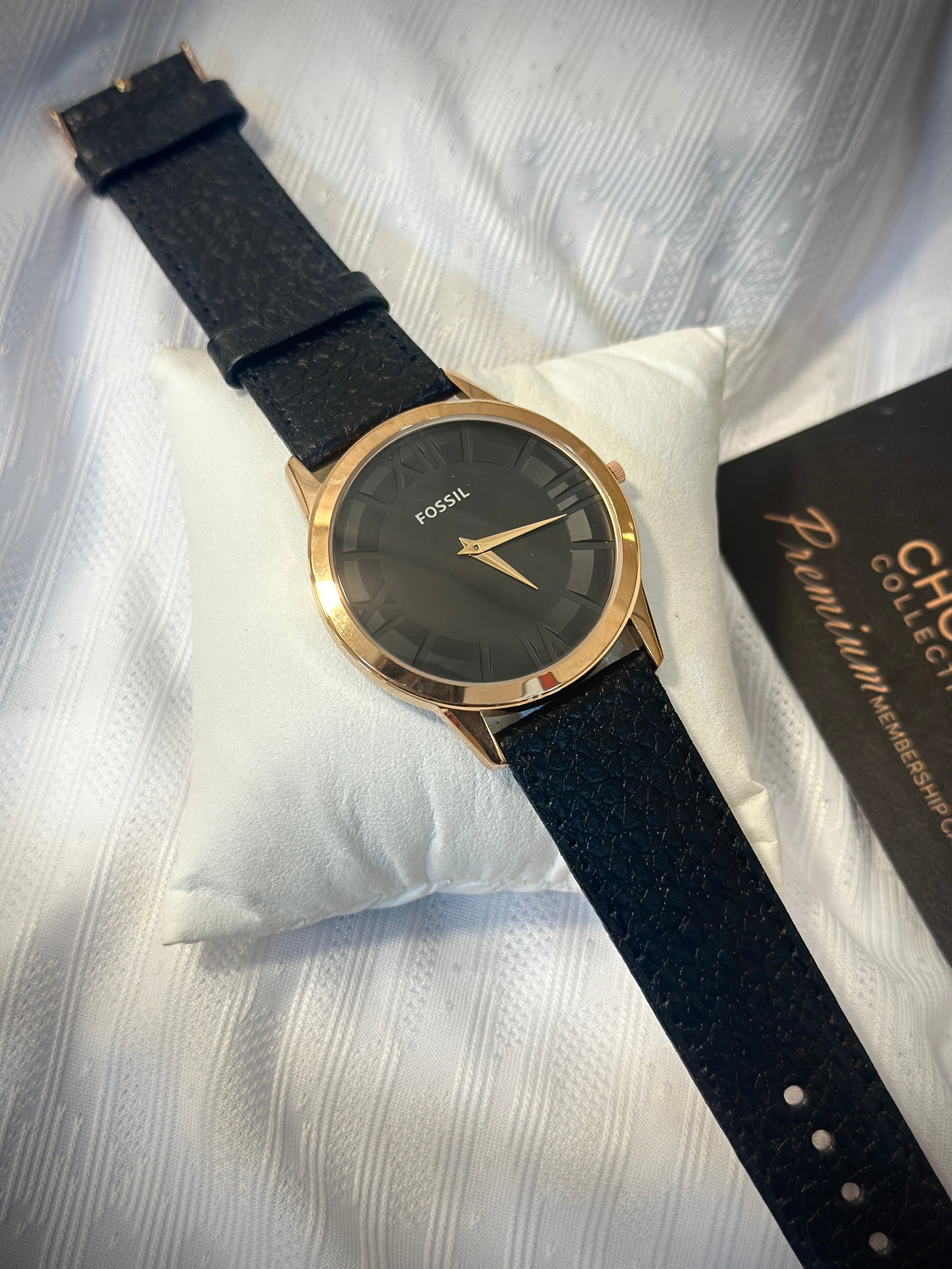 Slim watches leather