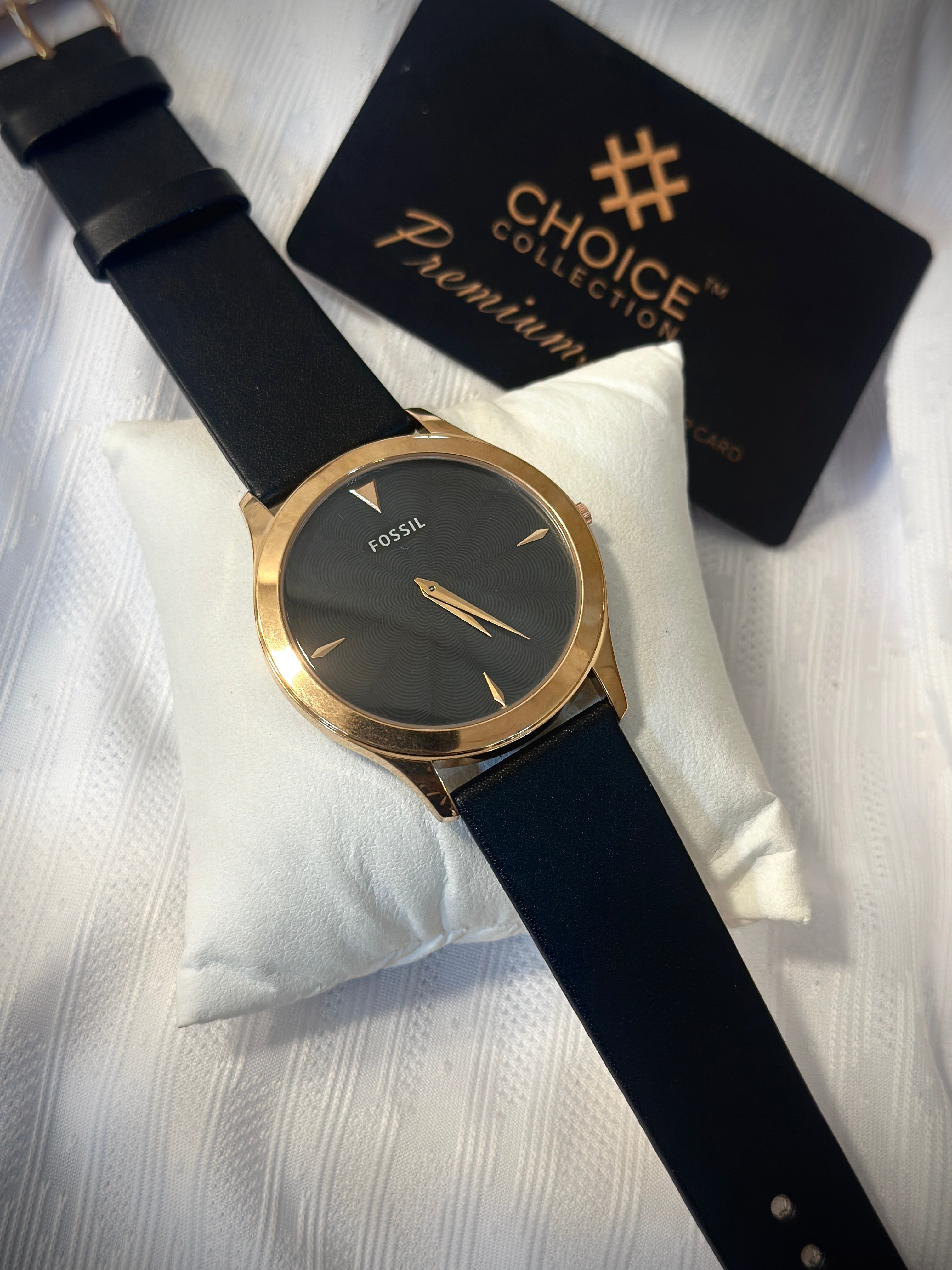 Slim watches leather