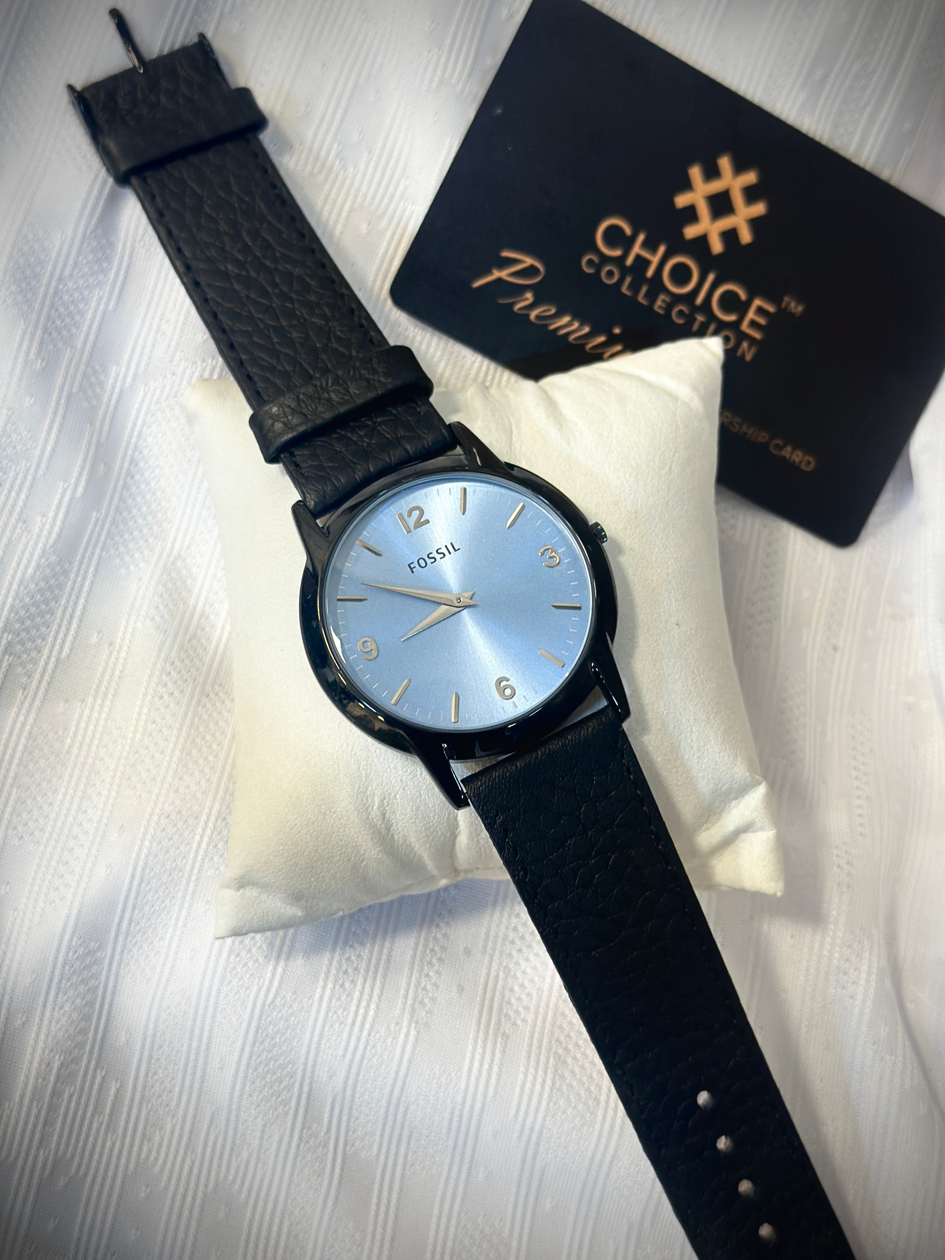 Slim watches leather