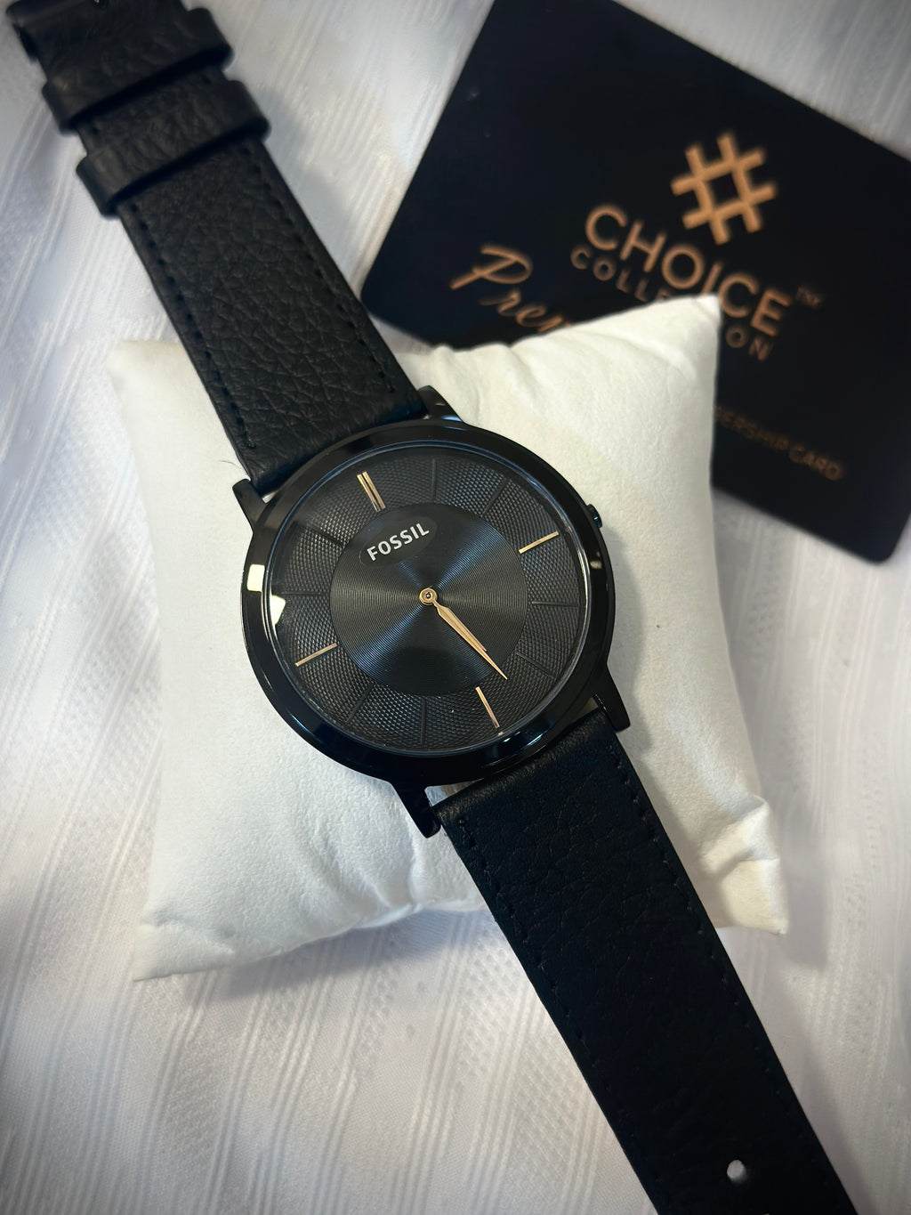 Slim watches leather