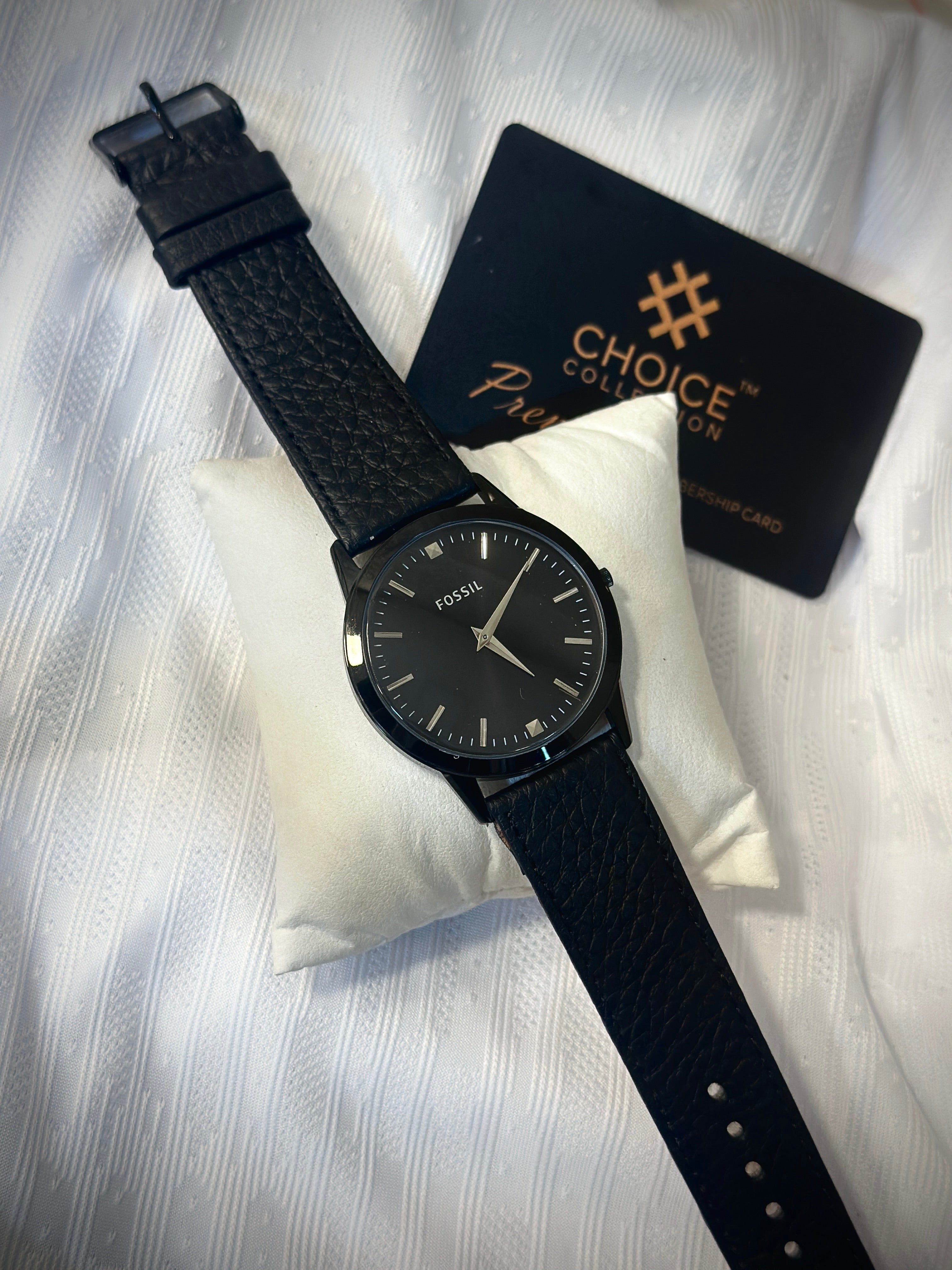Slim watches leather