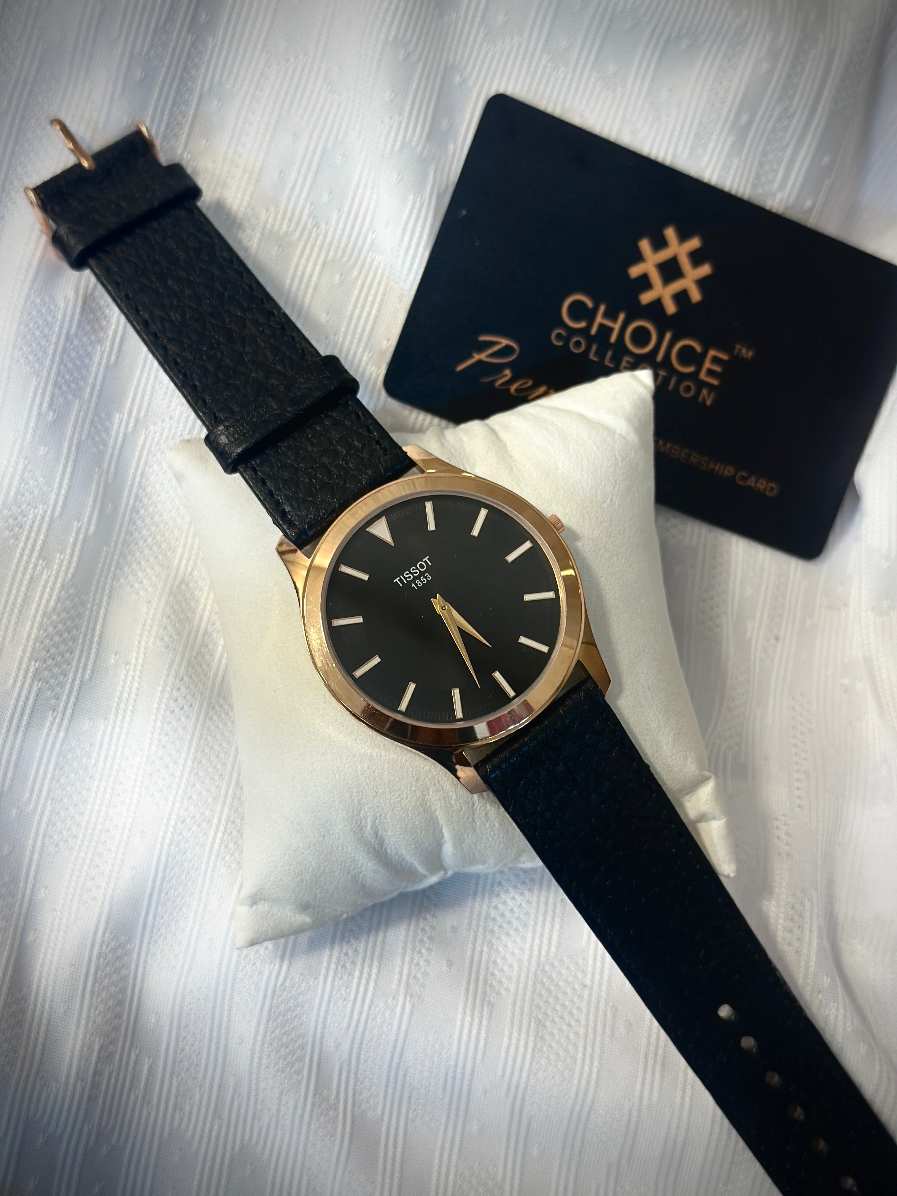 Slim watches leather