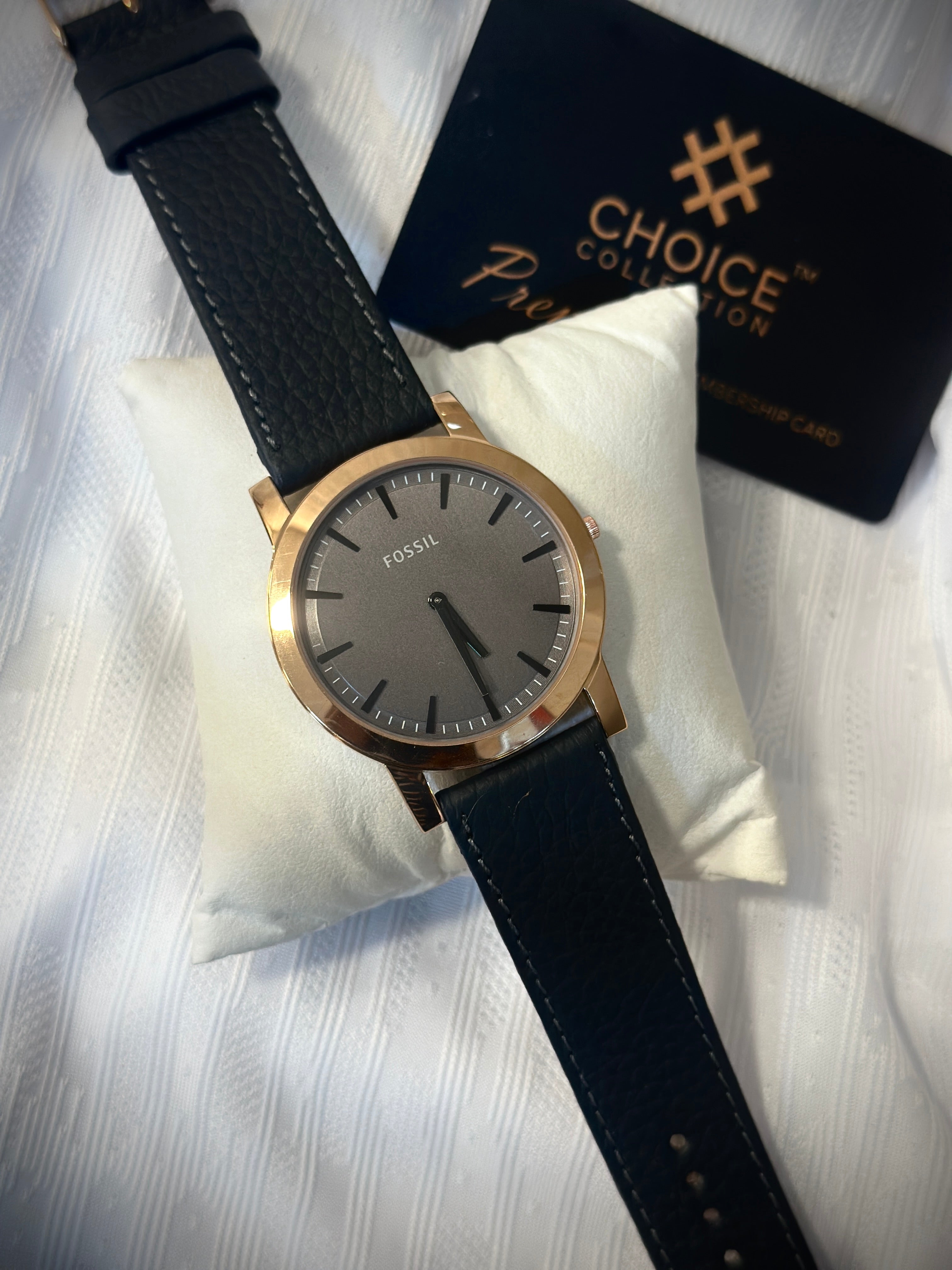 Slim watches leather