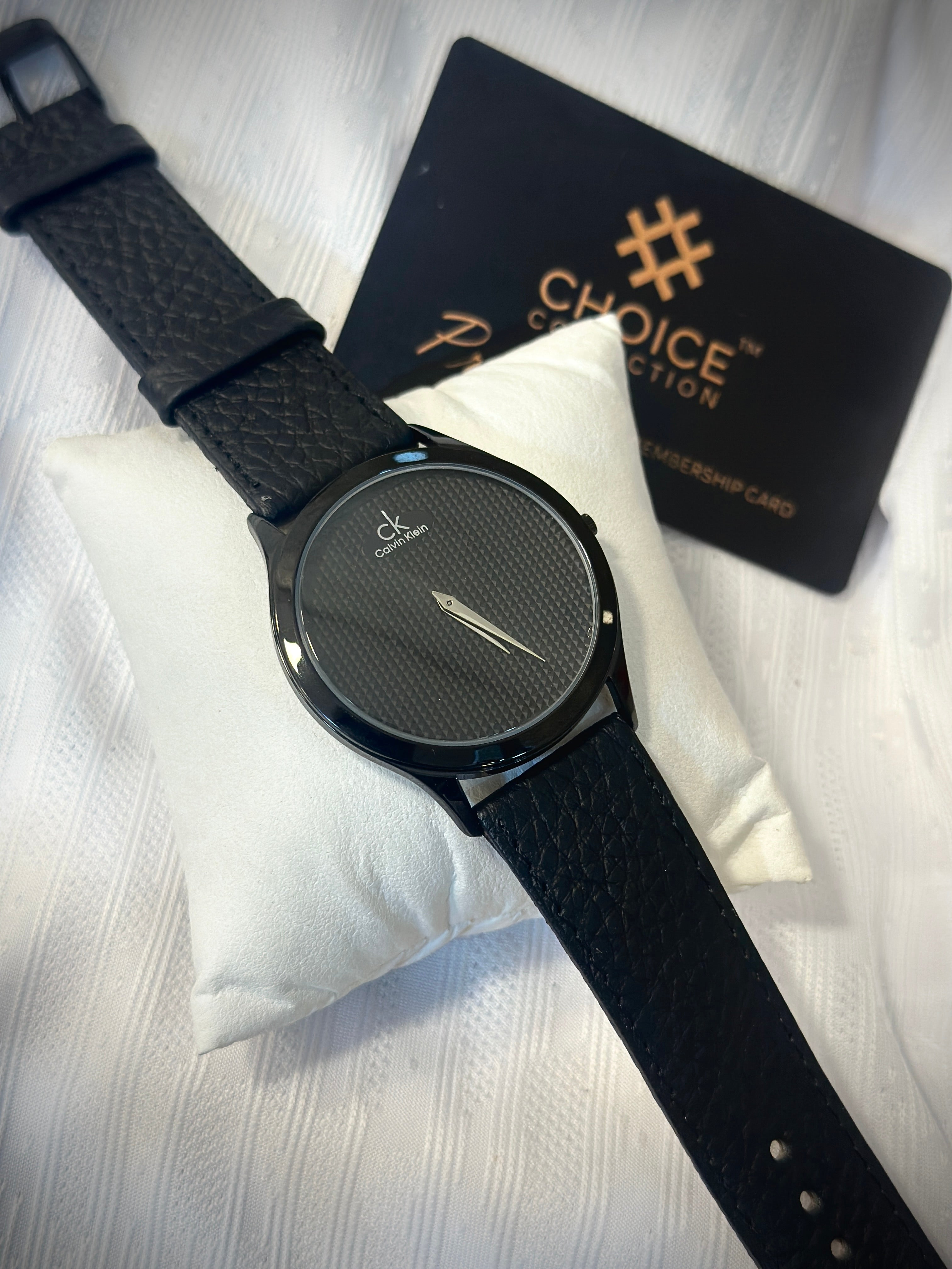 Slim watches leather