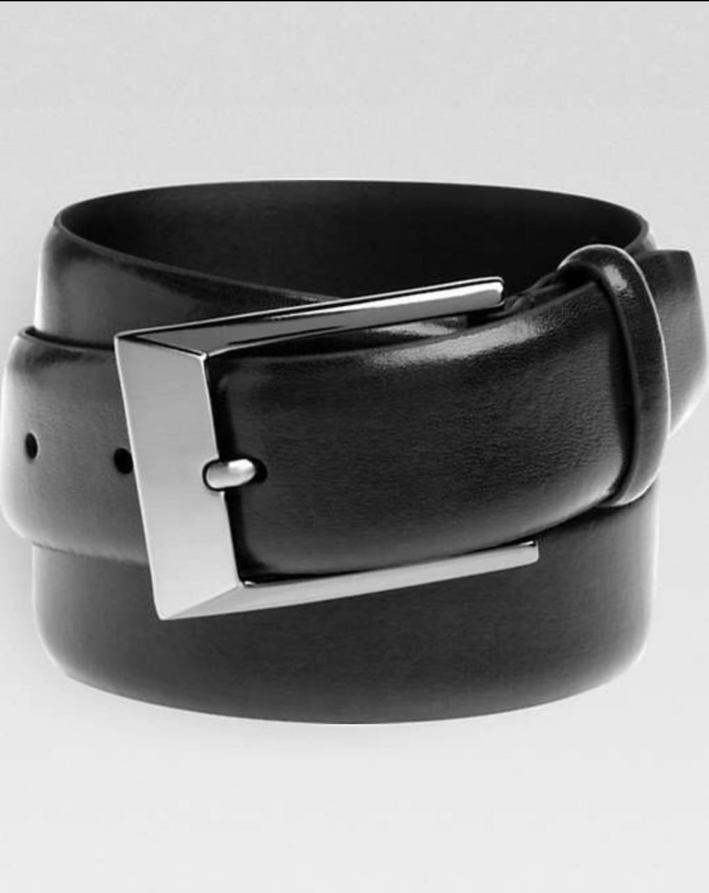 Mens Leather Belt Combo Black Pack of 2