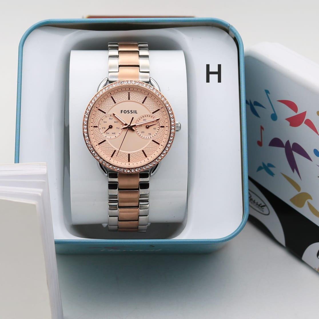 Fossil Ladies Metal Crono Watch