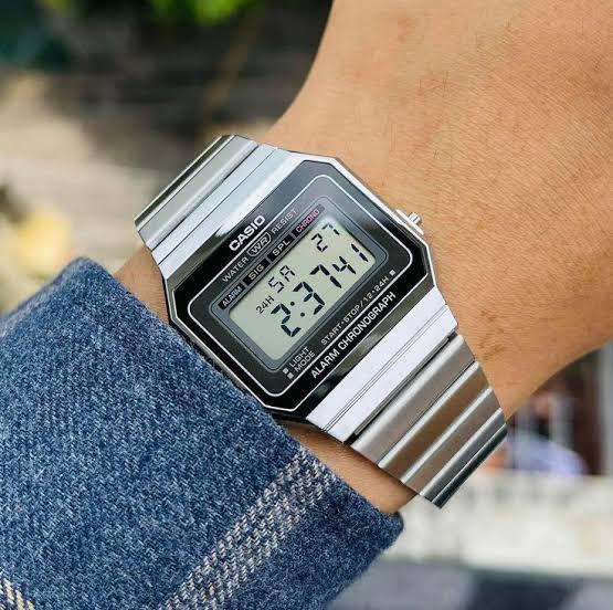 Casio Digital Ladies Metal Watch