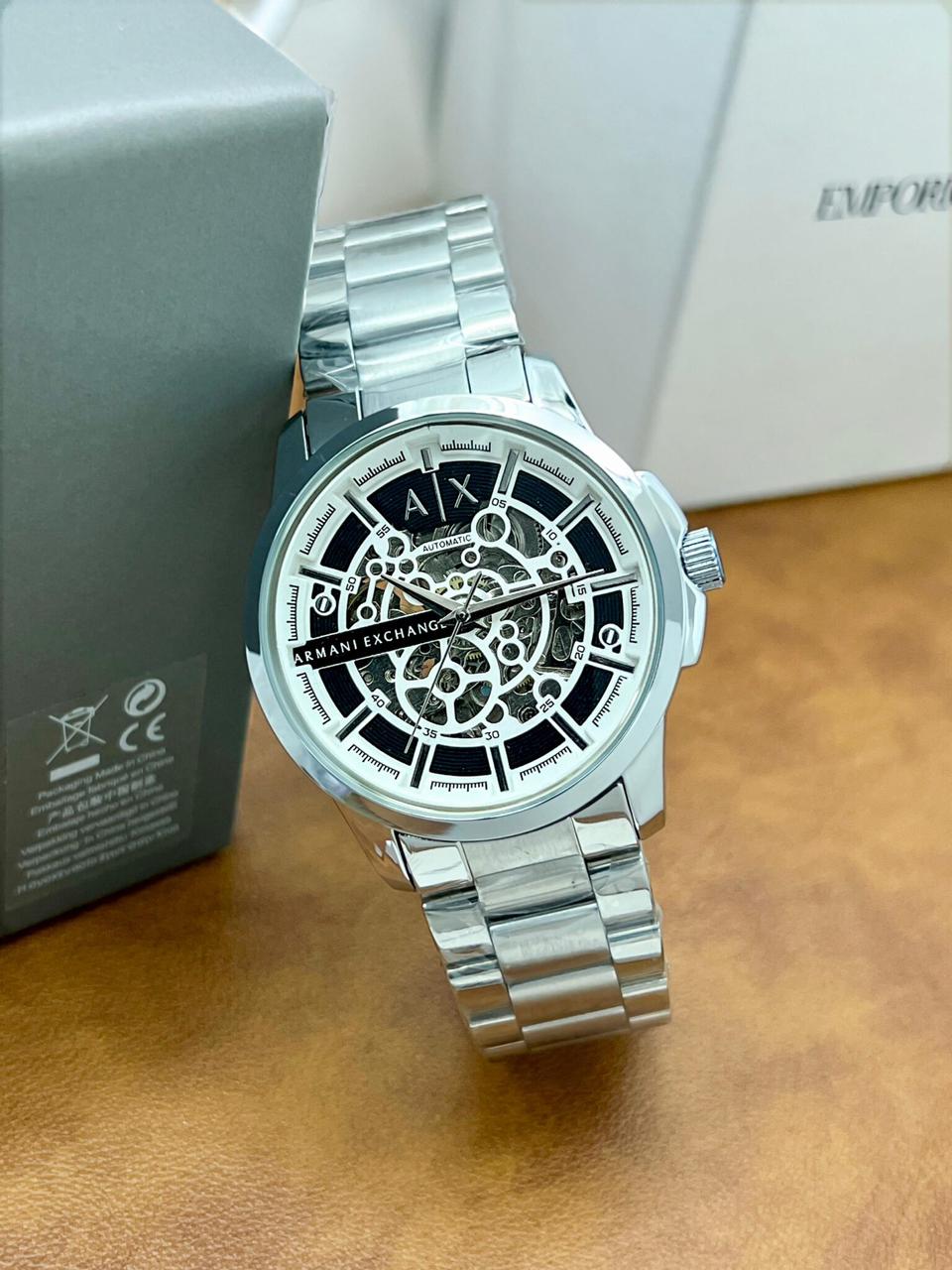 Armani Exchange Automatic Metal Mens Watch