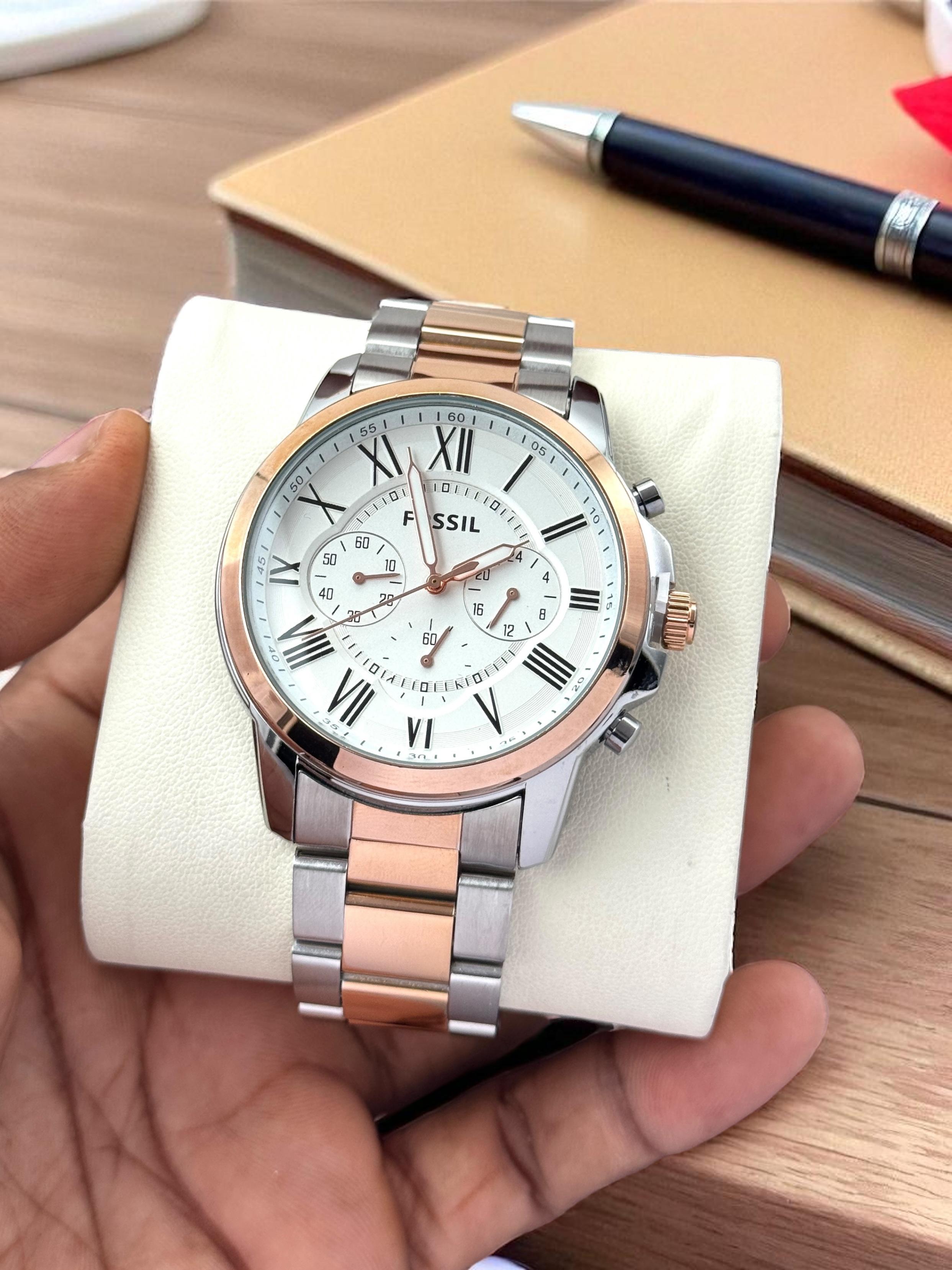 Fossil Crono Metal Mens Watch