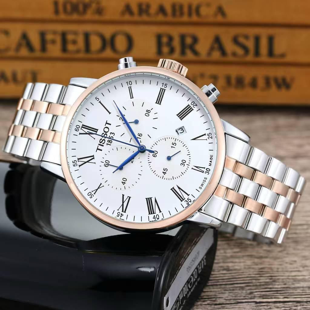 Tissot Crono Metal Mens Watch Roman