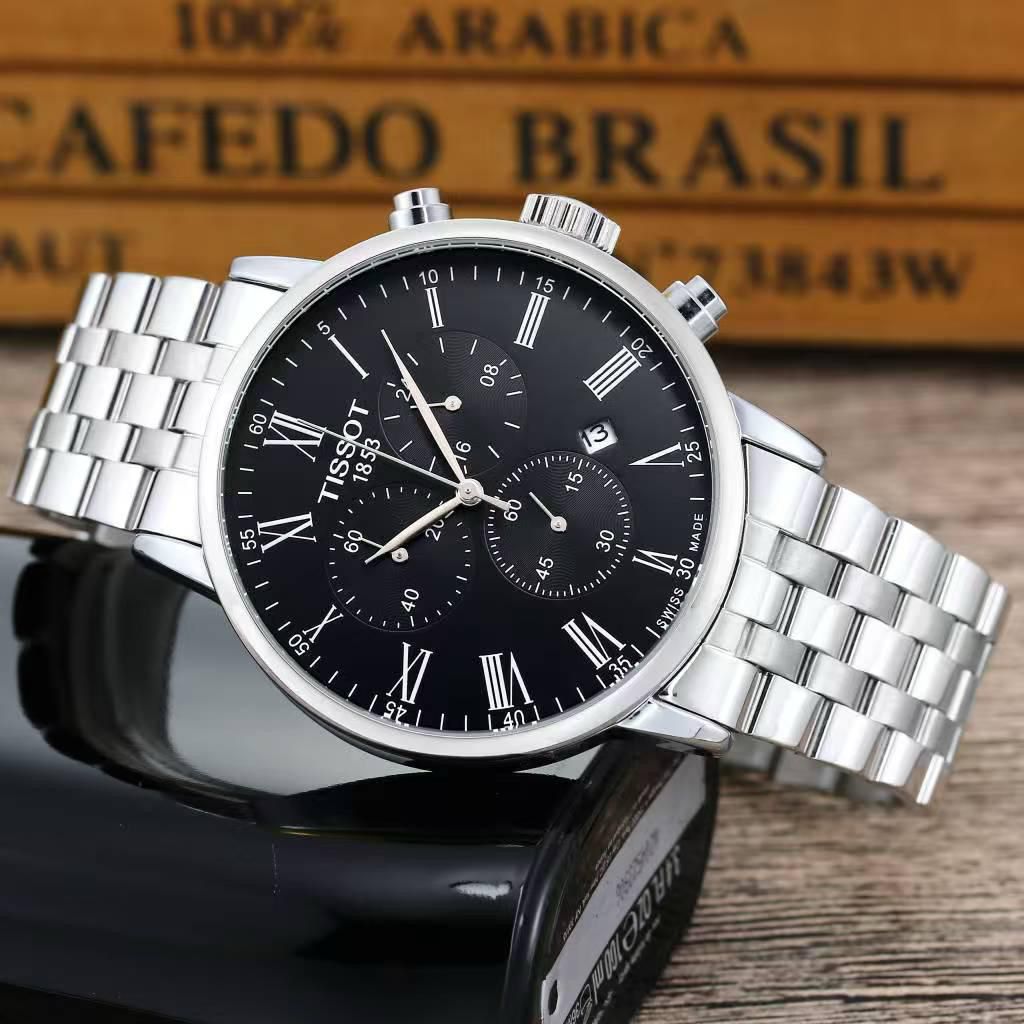 Tissot Crono Metal Mens Watch Roman