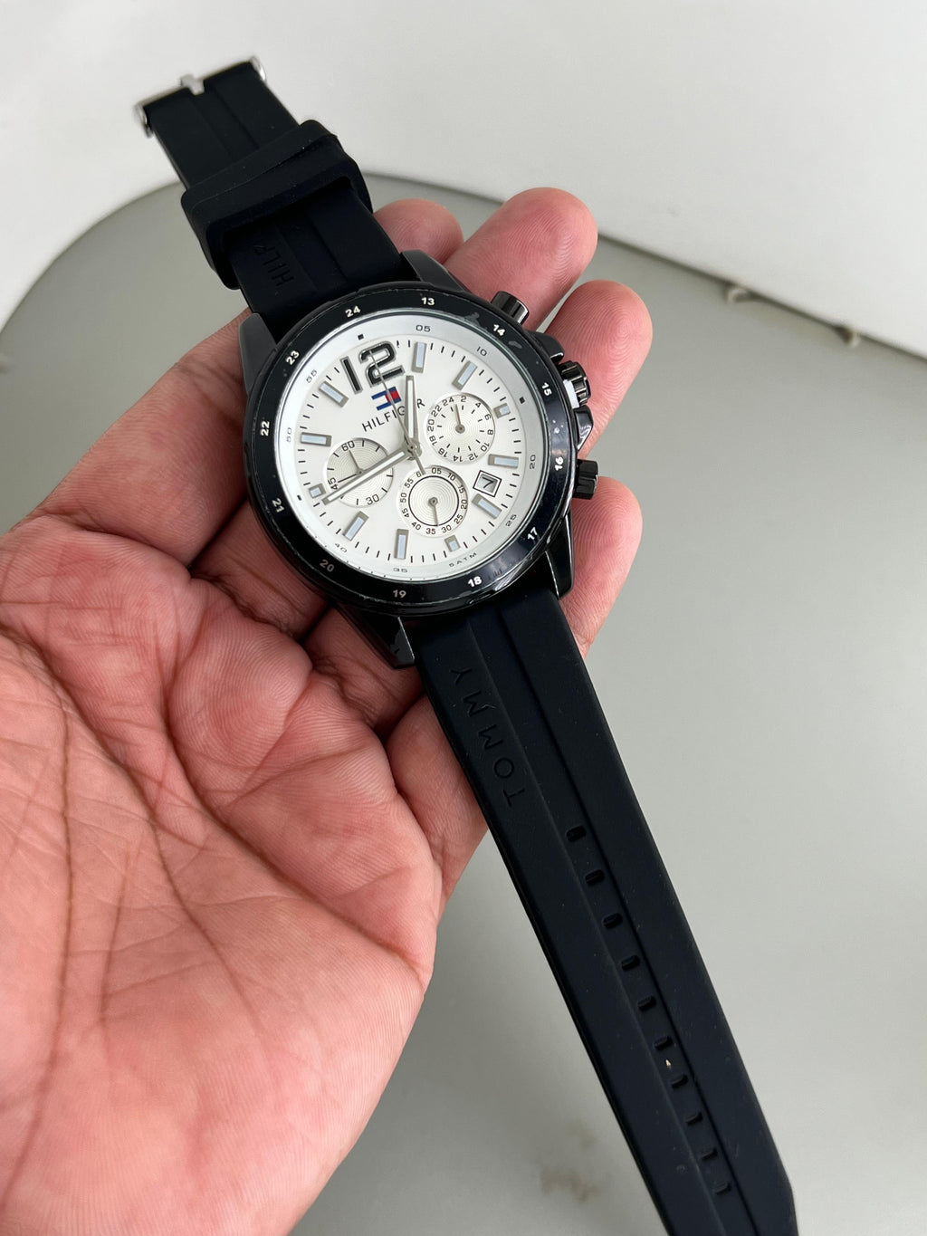 Tommy Hilfiger Silicon Crono Mens Watch