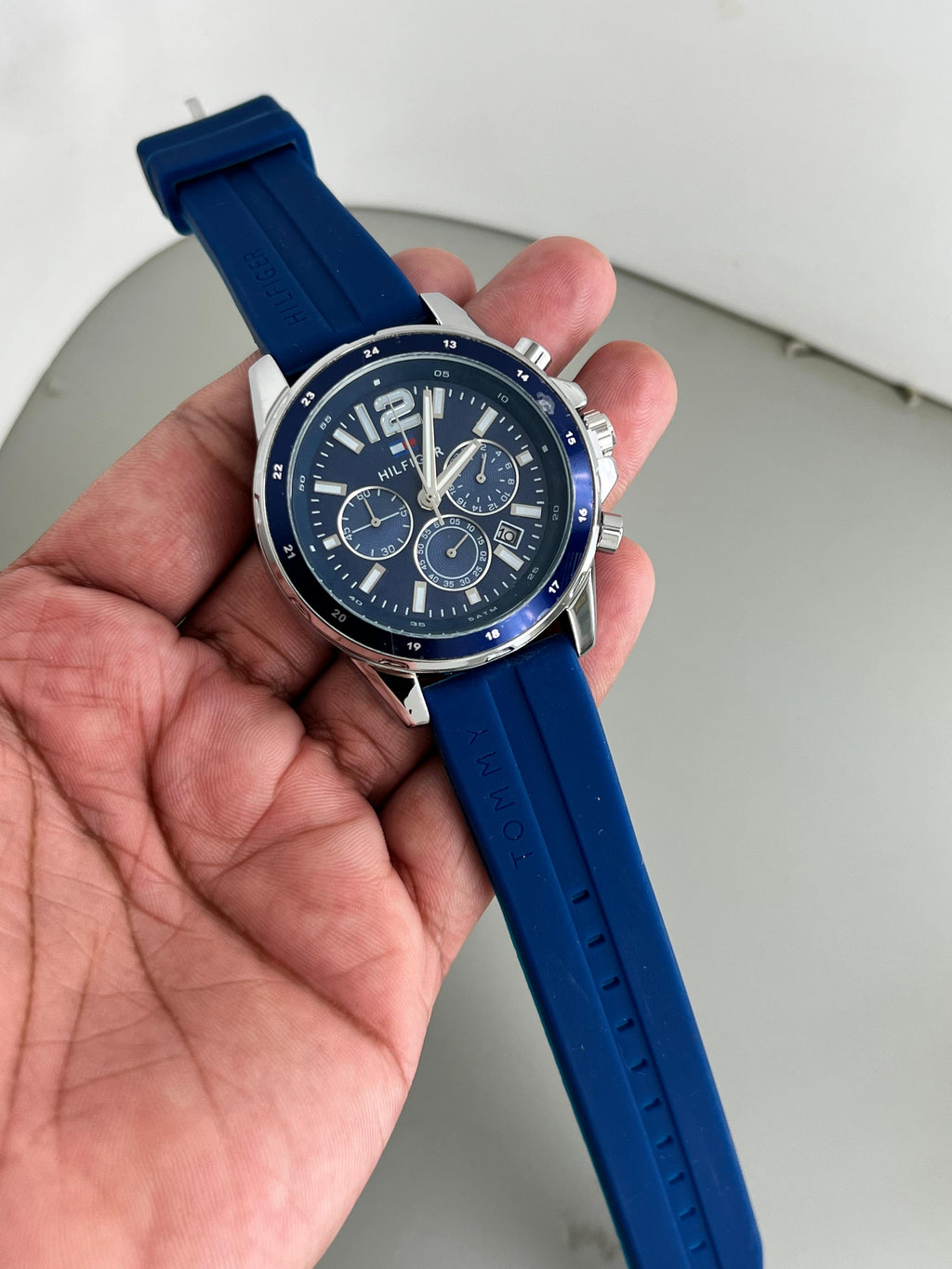 Tommy Hilfiger Silicon Crono Mens Watch