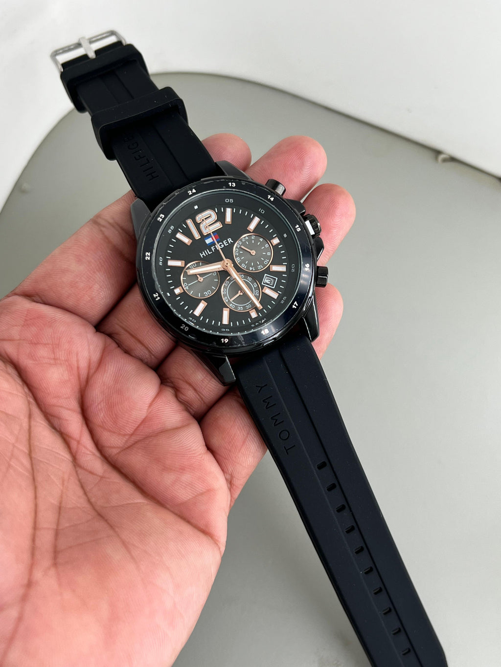 Tommy Hilfiger Silicon Crono Mens Watch