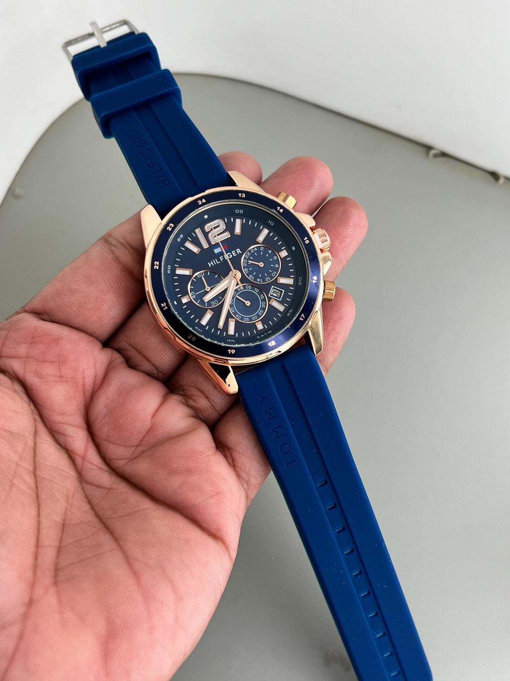 Tommy Hilfiger Silicon Crono Mens Watch