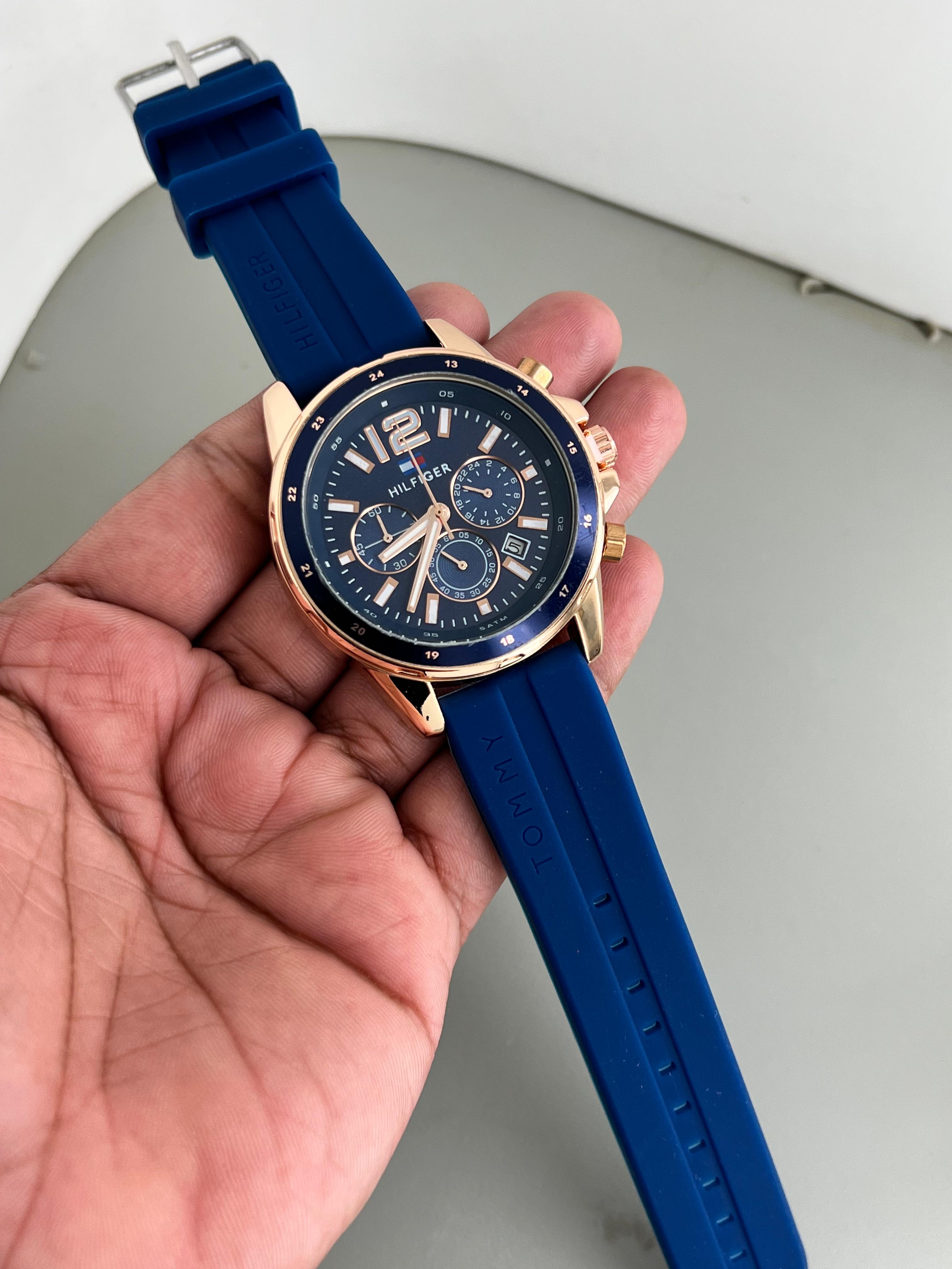 Tommy Hilfiger Silicon Crono Mens Watch