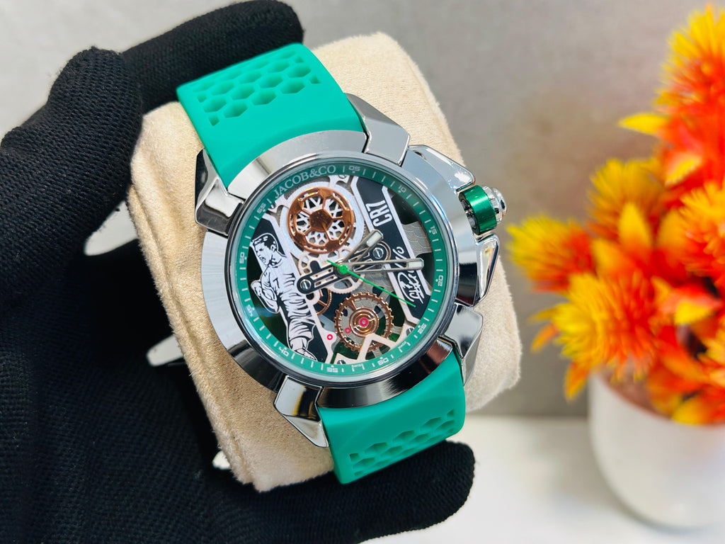 Jacob & Co CR7 silicone Men's Watch