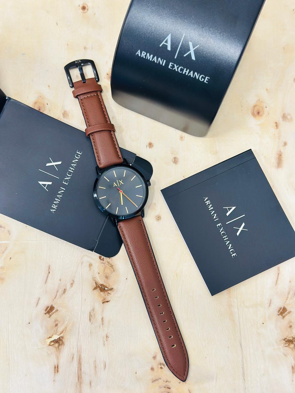 Armani Exchange  Leather Men's