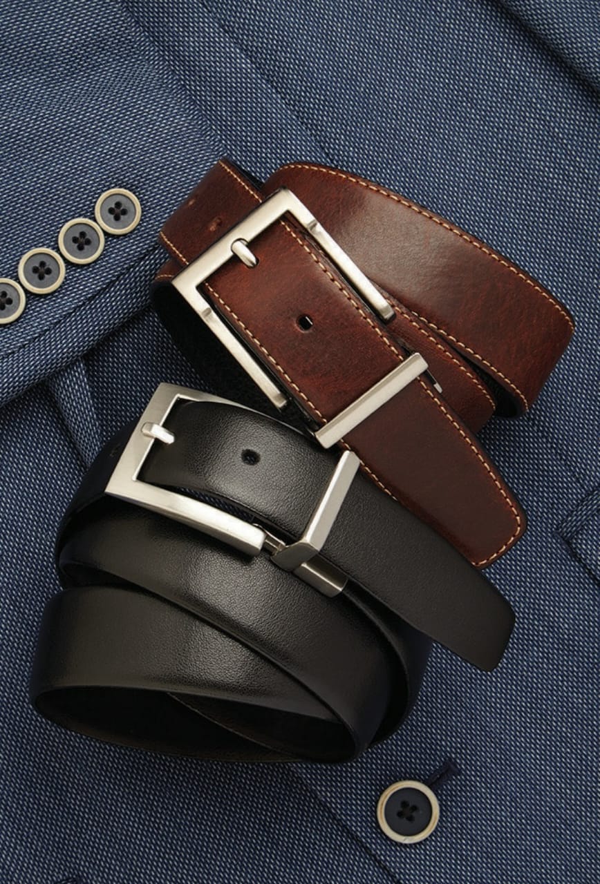 MENS LEATHER BELT COMBO