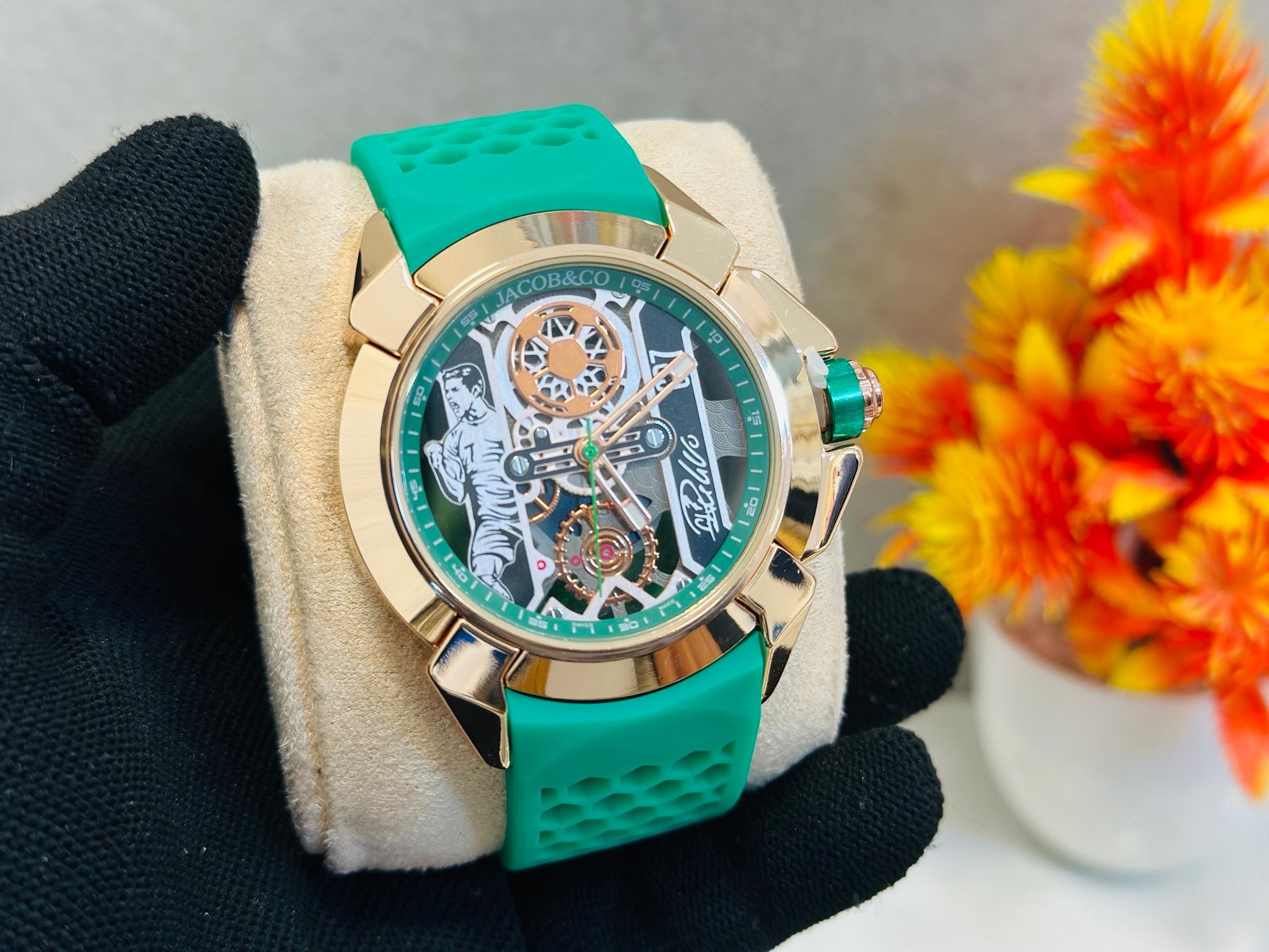 Jacob & Co CR7 silicone Men's Watch