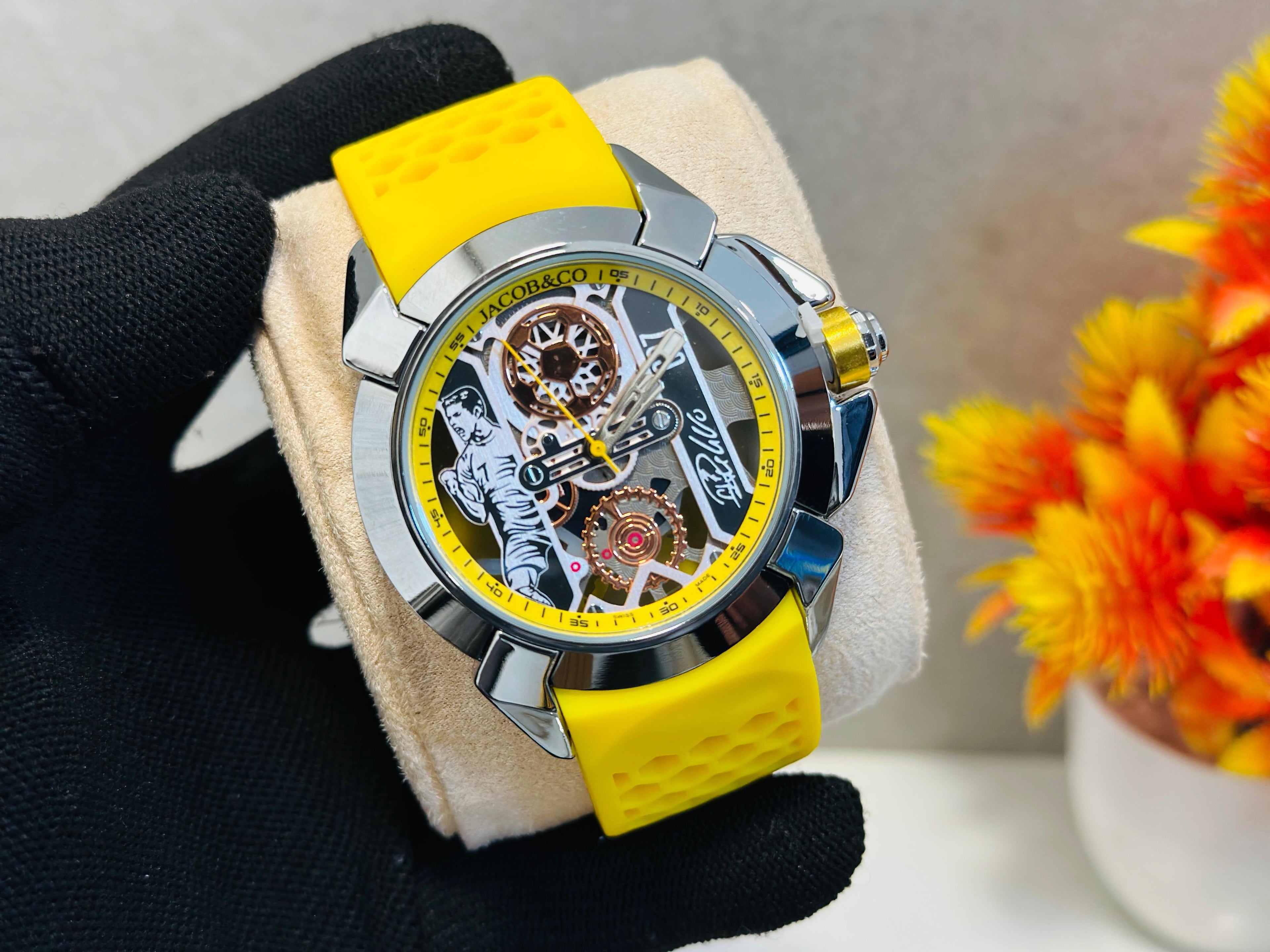 Jacob & Co CR7 silicone Men's Watch