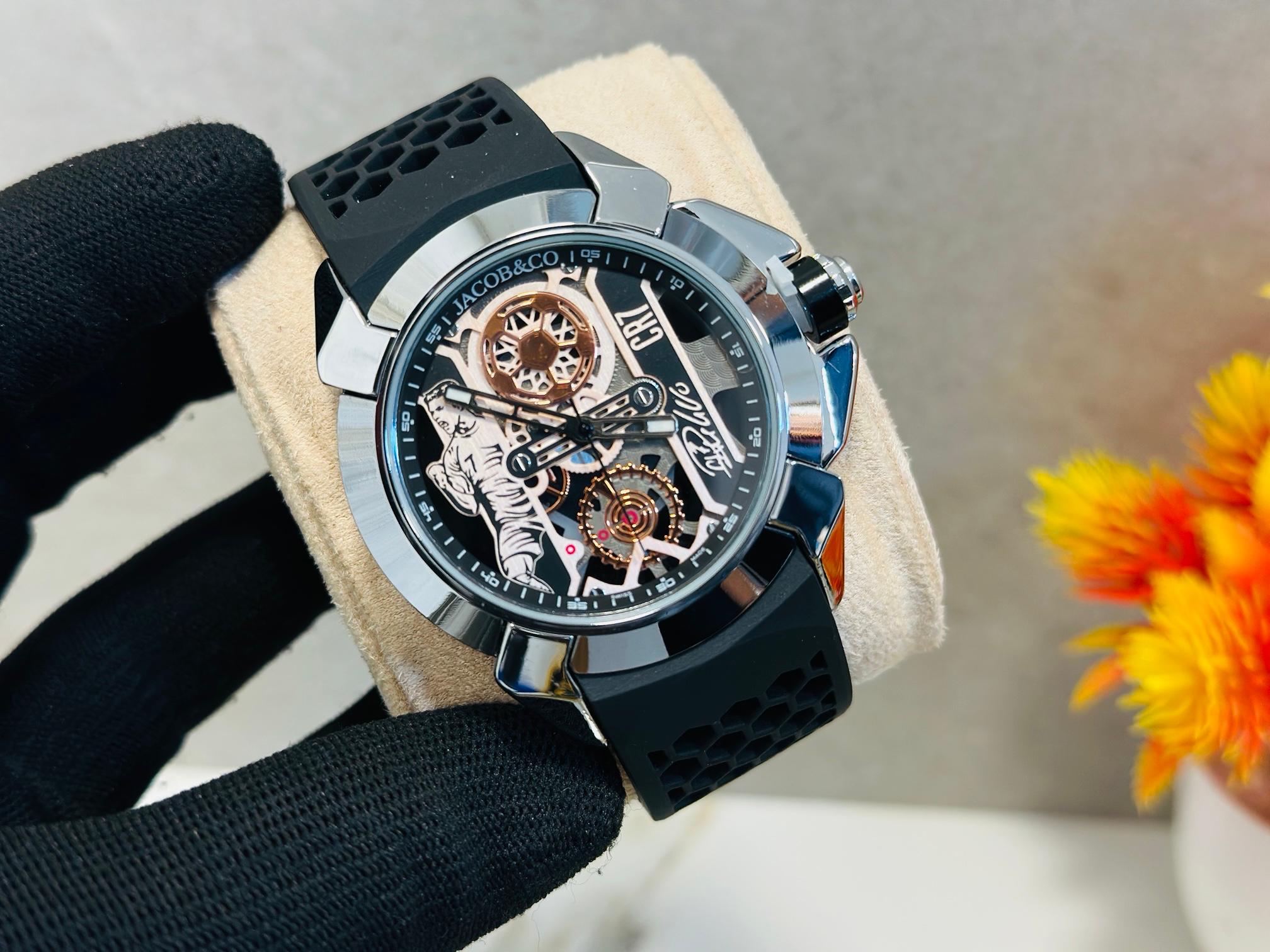 Jacob & Co CR7 silicone Men's Watch
