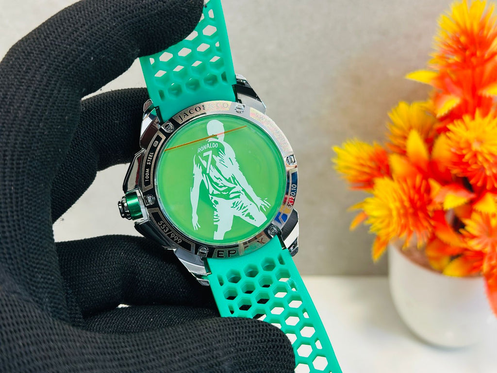 Jacob & Co CR7 silicone Men's Watch