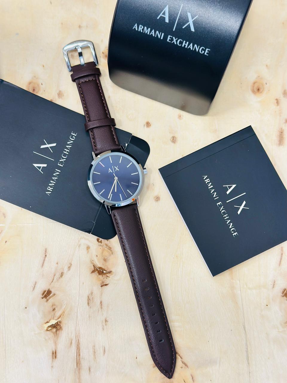 Armani Exchange  Leather Men's