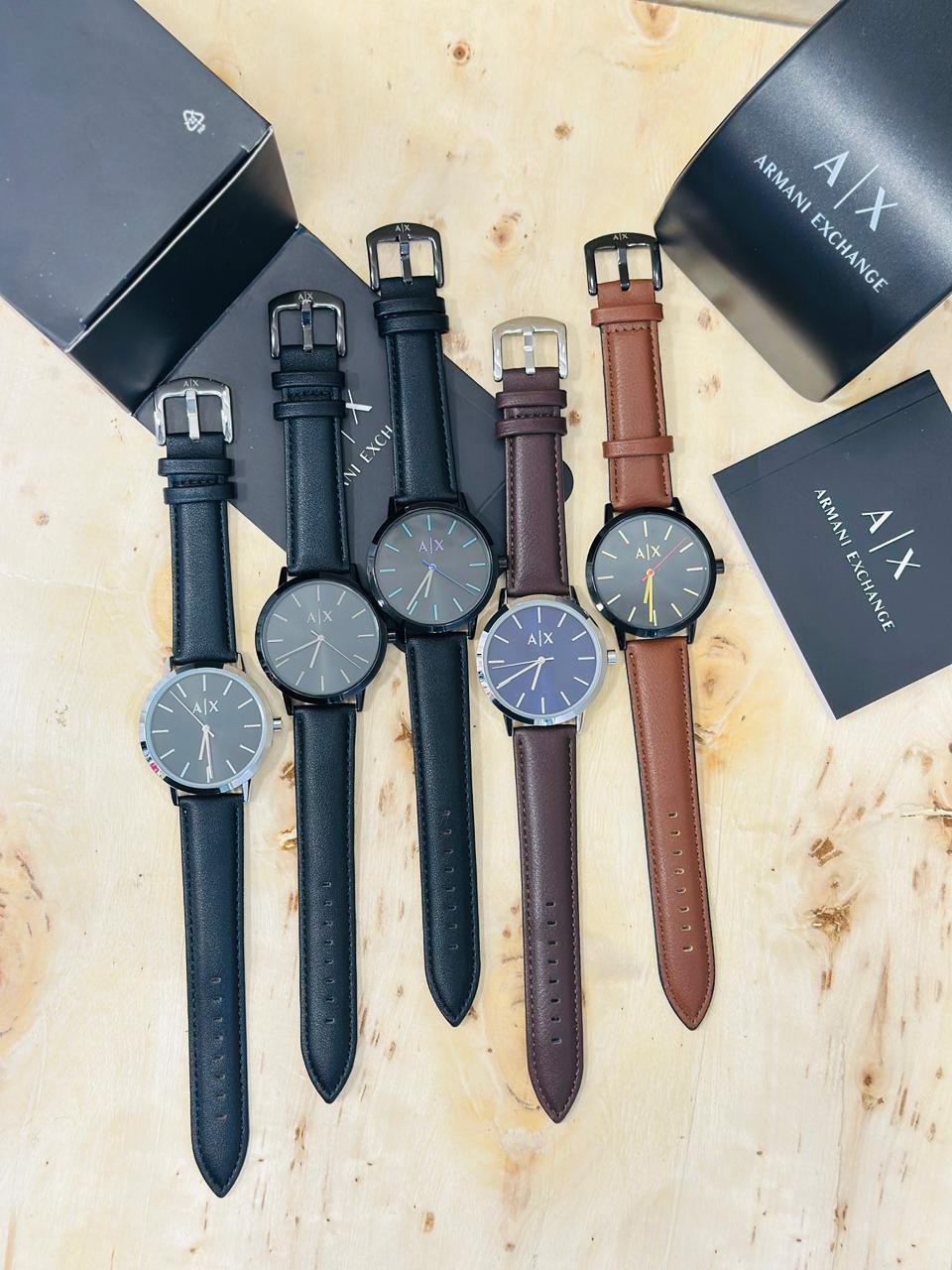 Armani Exchange  Leather Men's