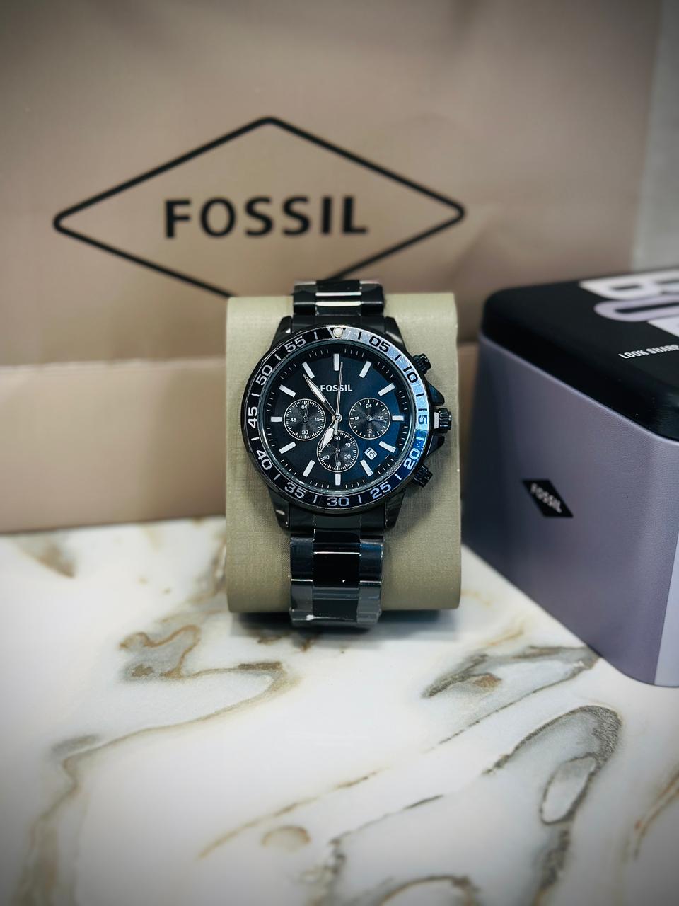 Fossil Crono Metal Men's