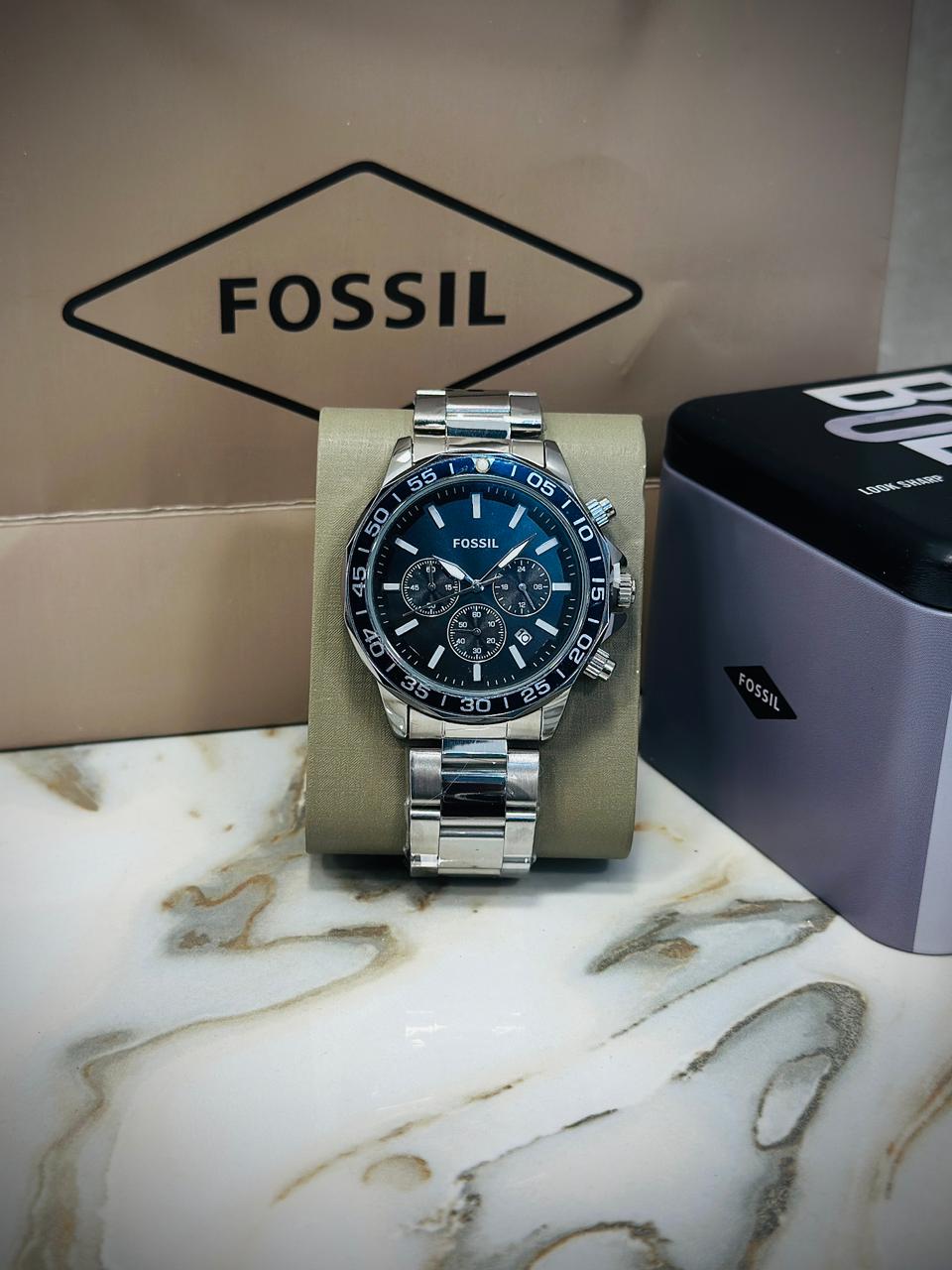 Fossil Crono Metal Men's