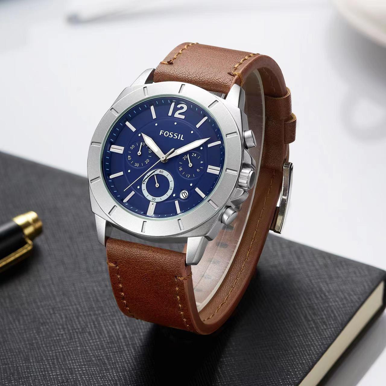 Fossil Crono Leather